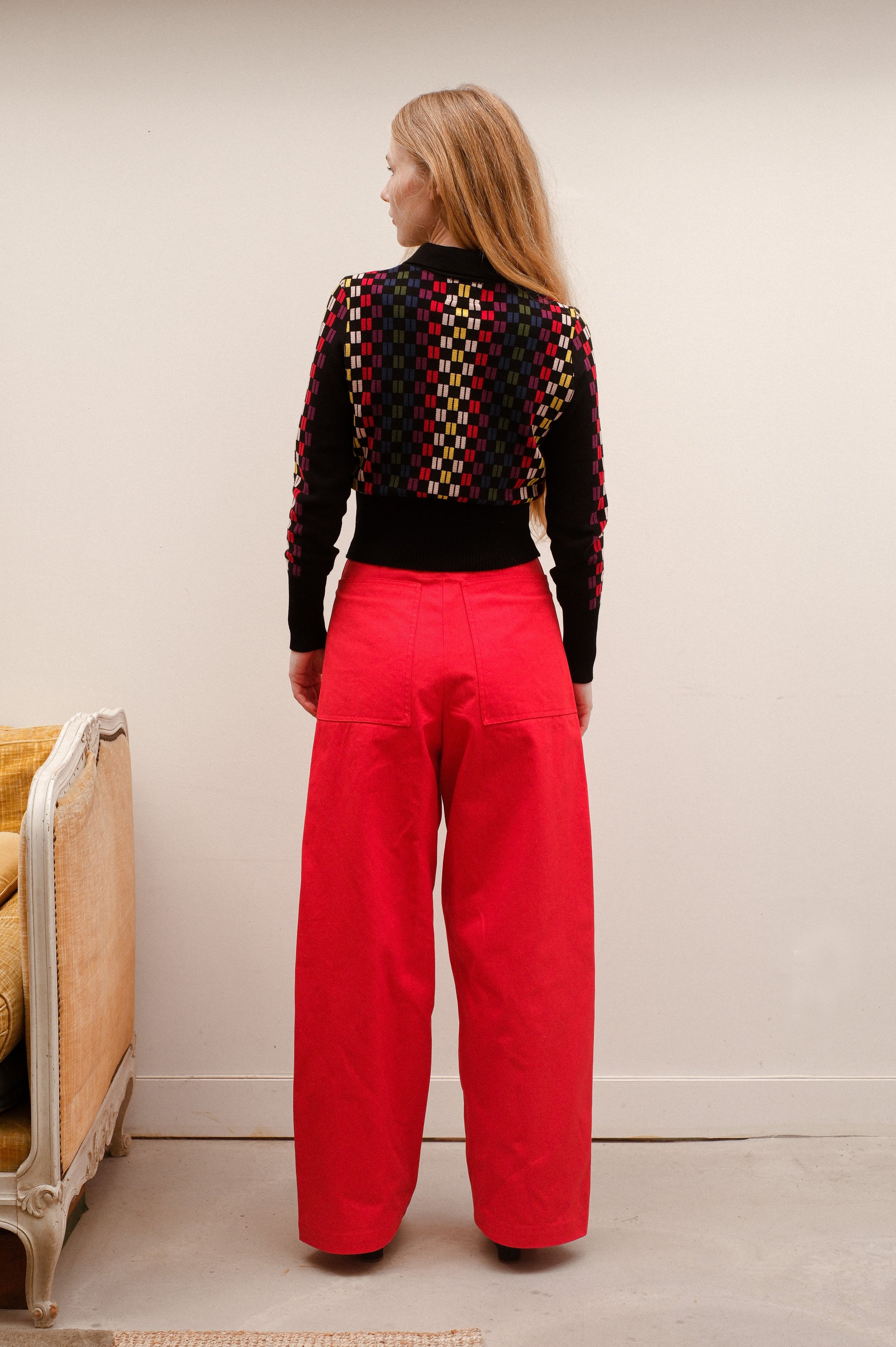 Pantalon Furluquin, rouge