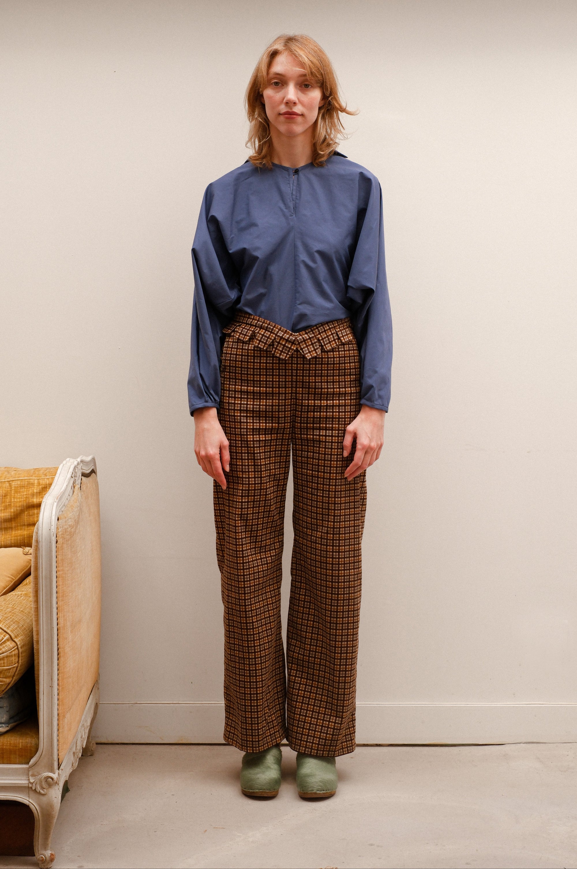 Pantalon Favorite, carreaux