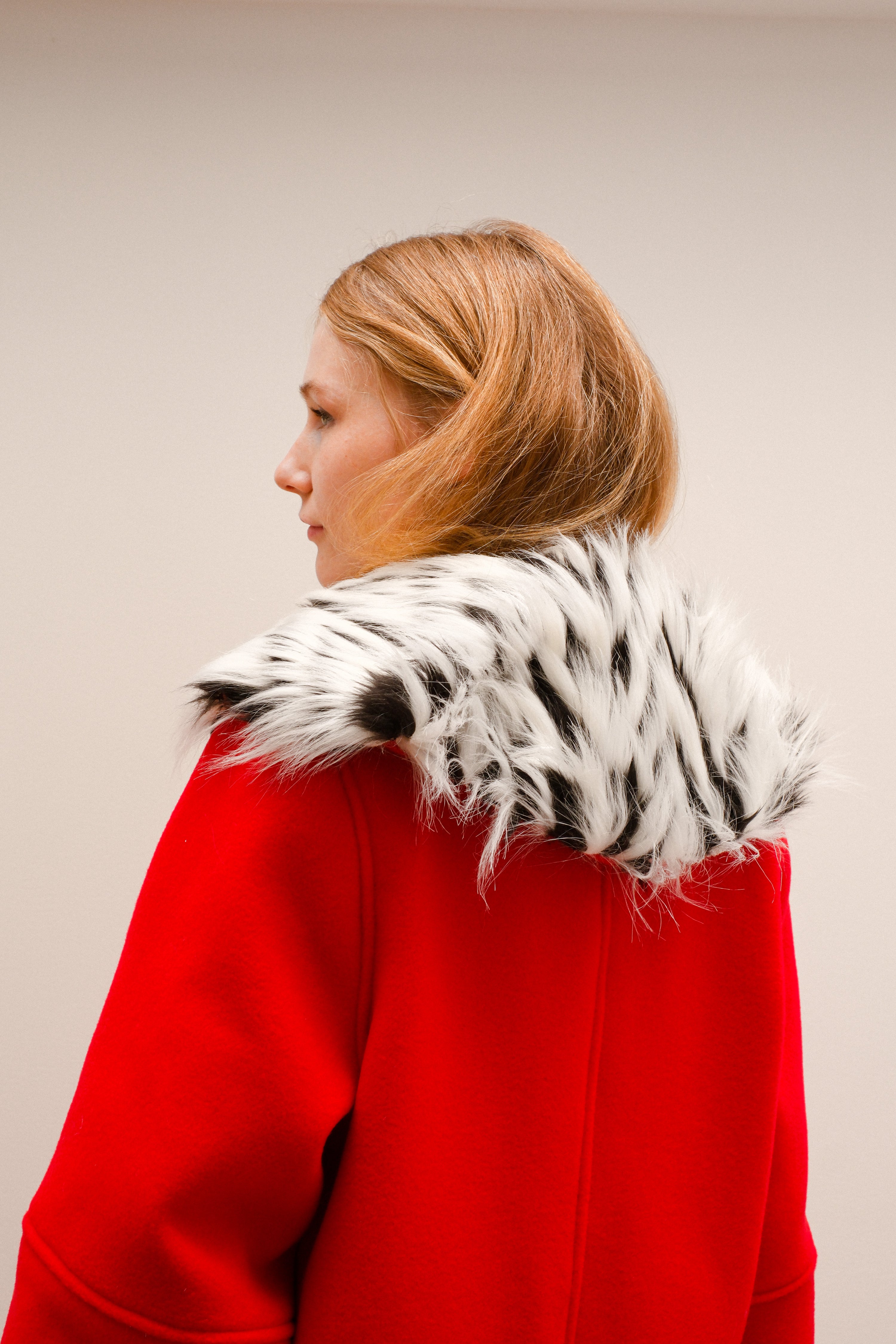 Mystery! Coat, rouge