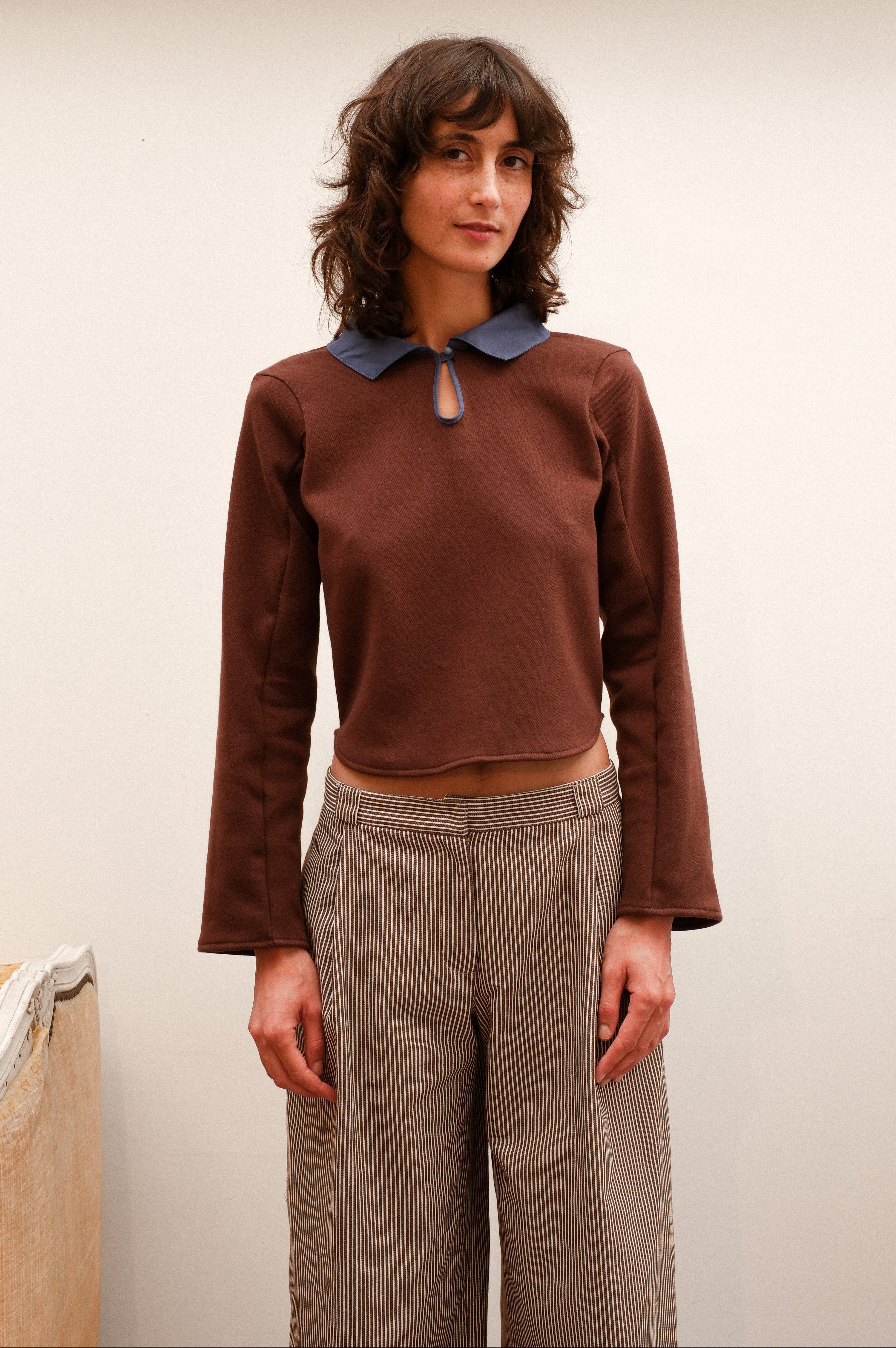 Low Sélénite Pants, brown