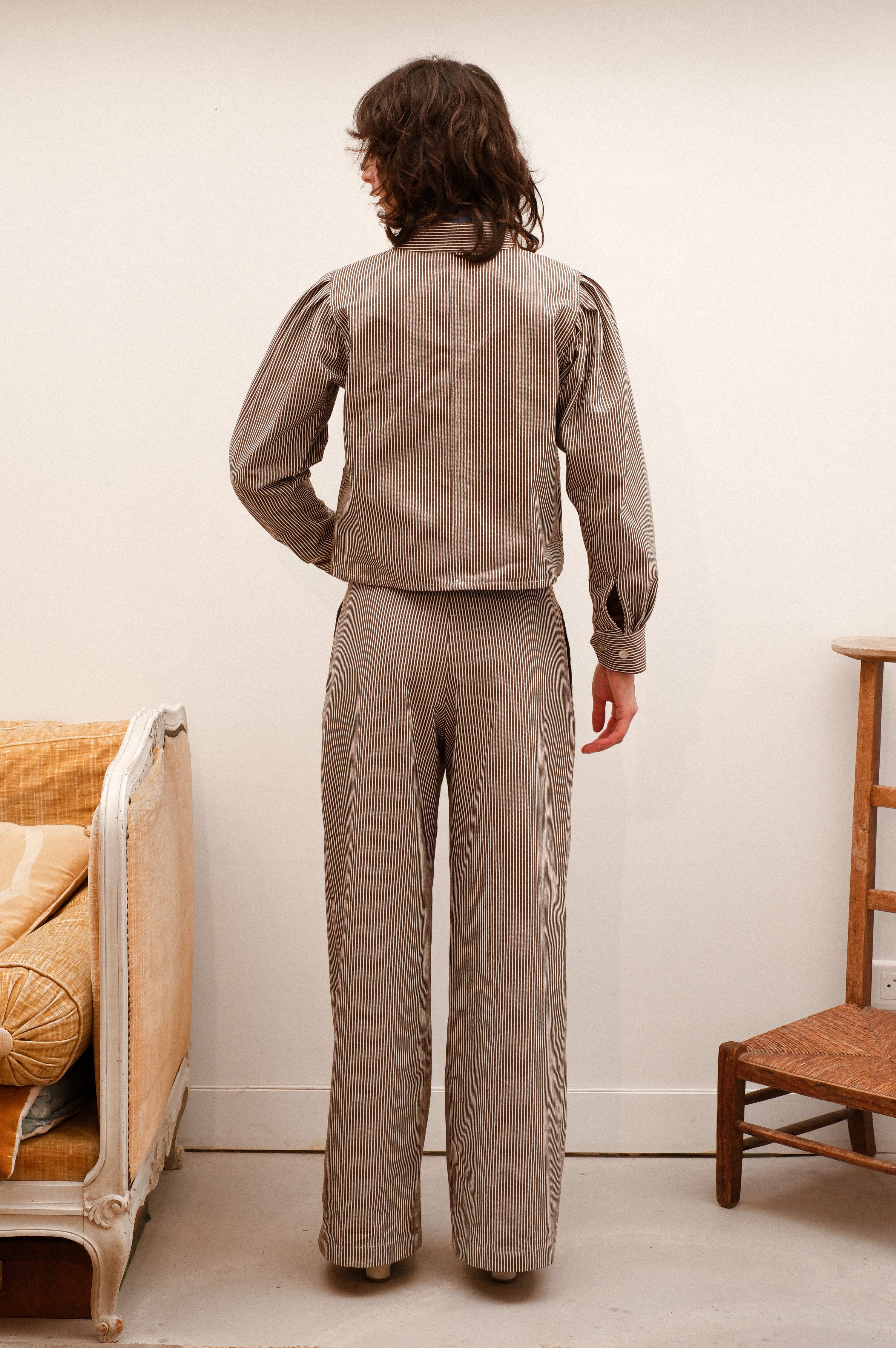 Low Sélénite Pants, brown