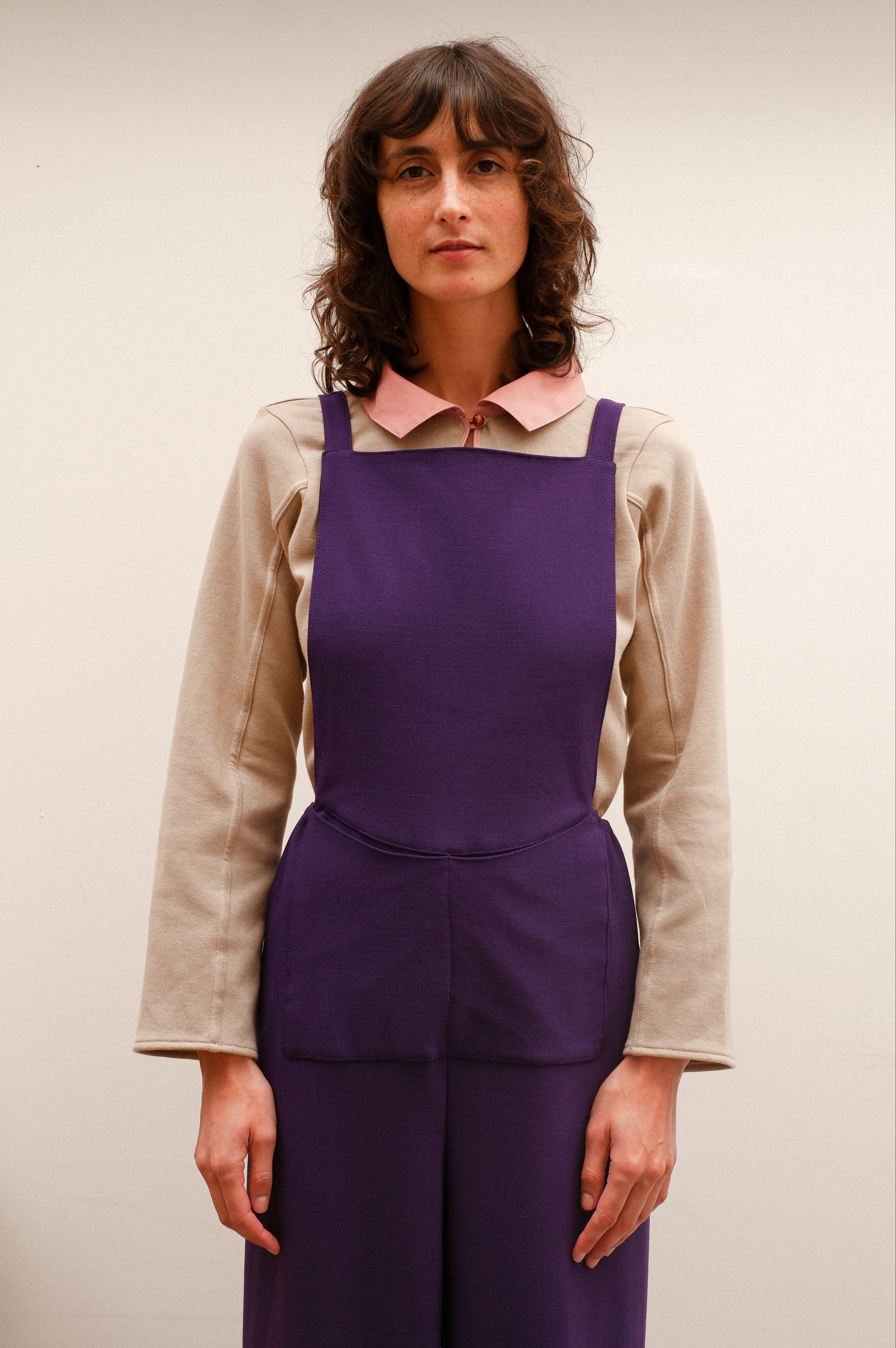 Salopette du Pays, purple