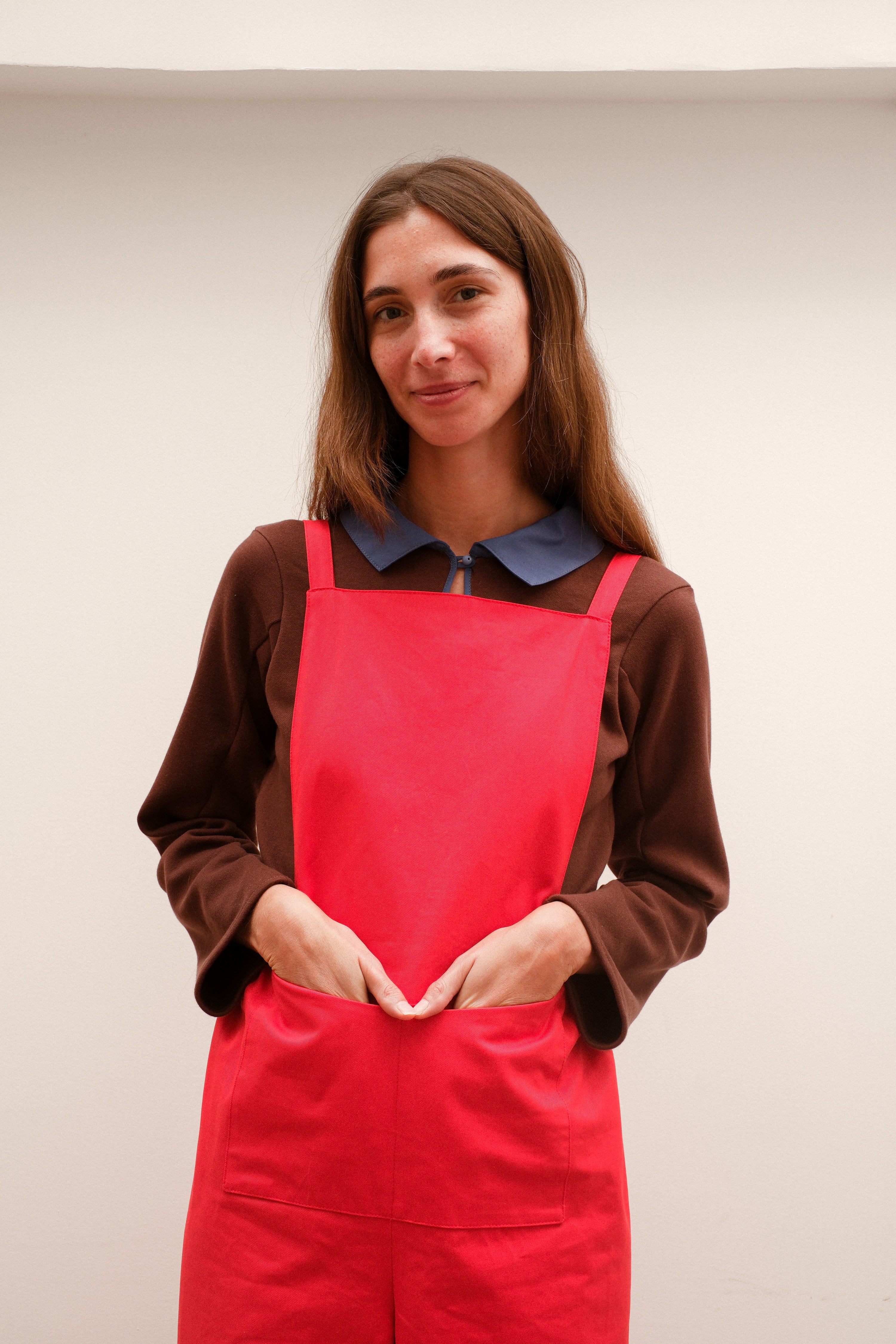 Salopette du Pays, rouge