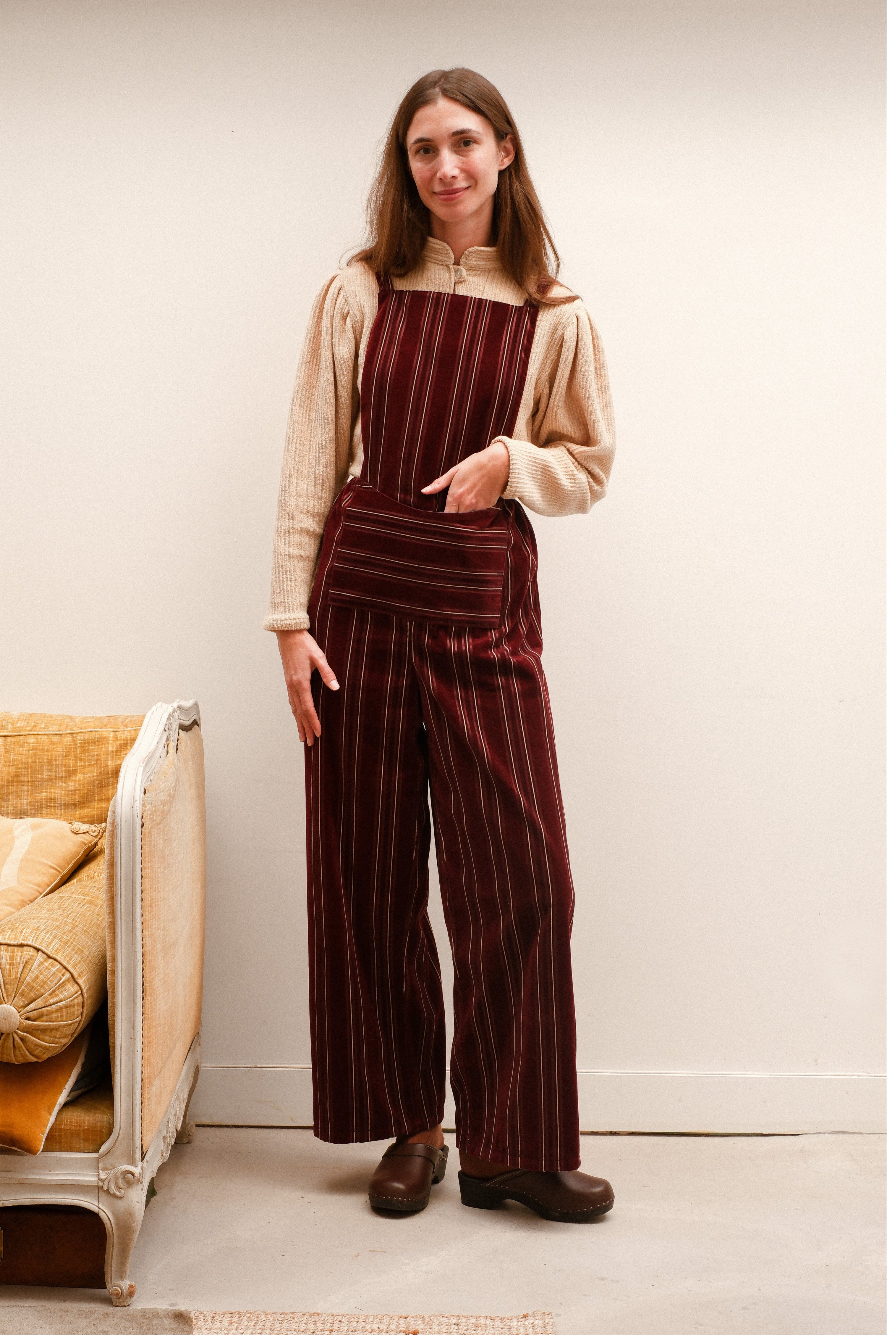 Salopette du Pays, velvet