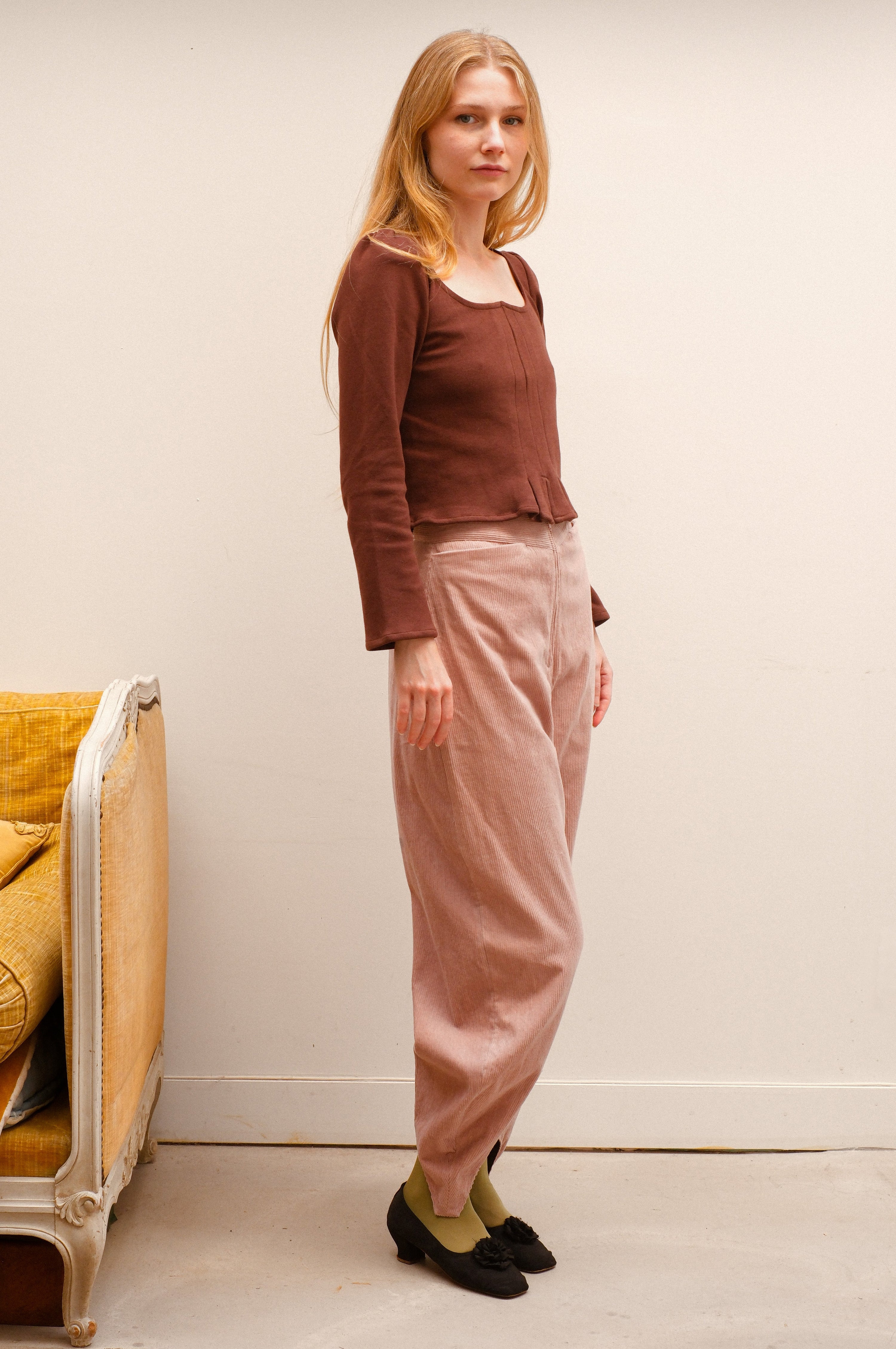 Pantalon Buggy, poudré