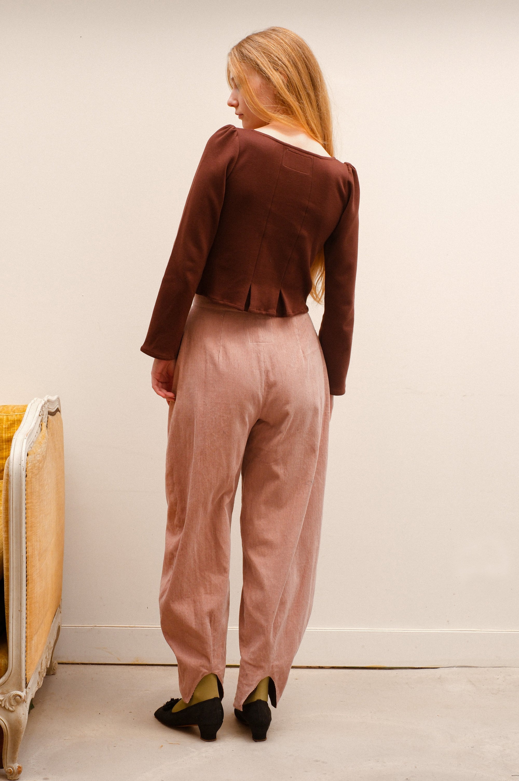 Pantalon Buggy, poudré