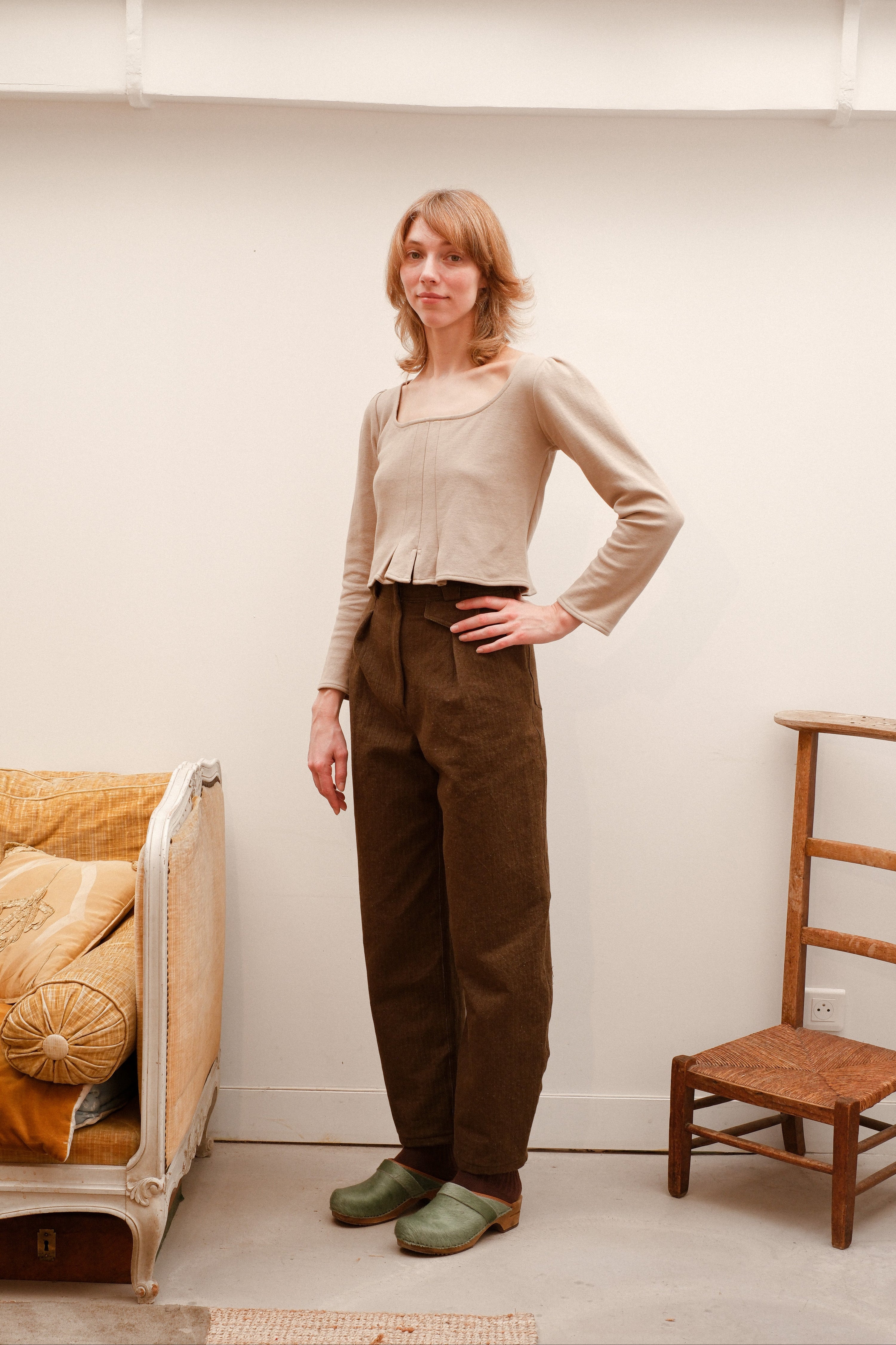 Jersey Corpiqué, beige