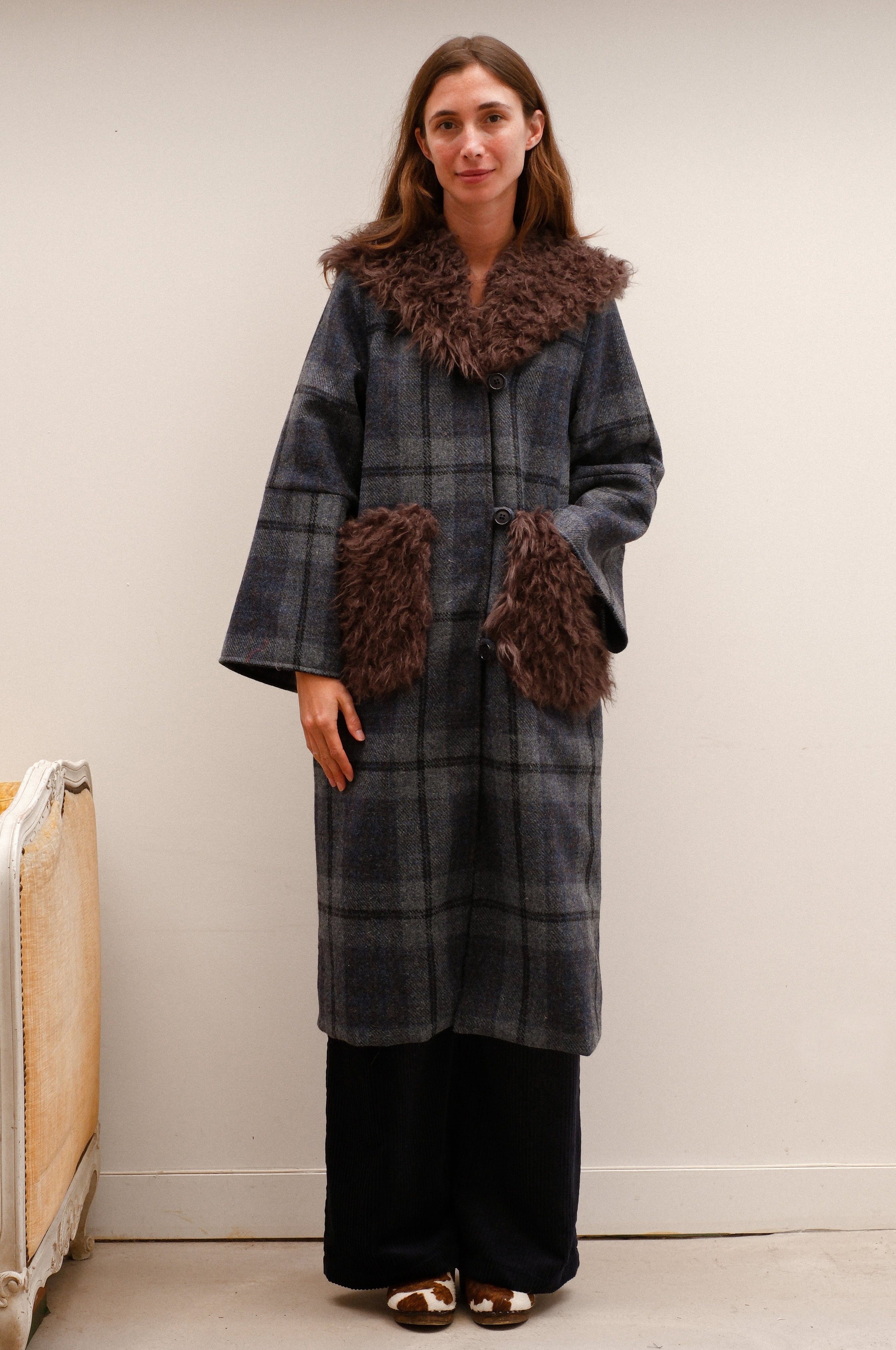 Mystery! Coat, tartan