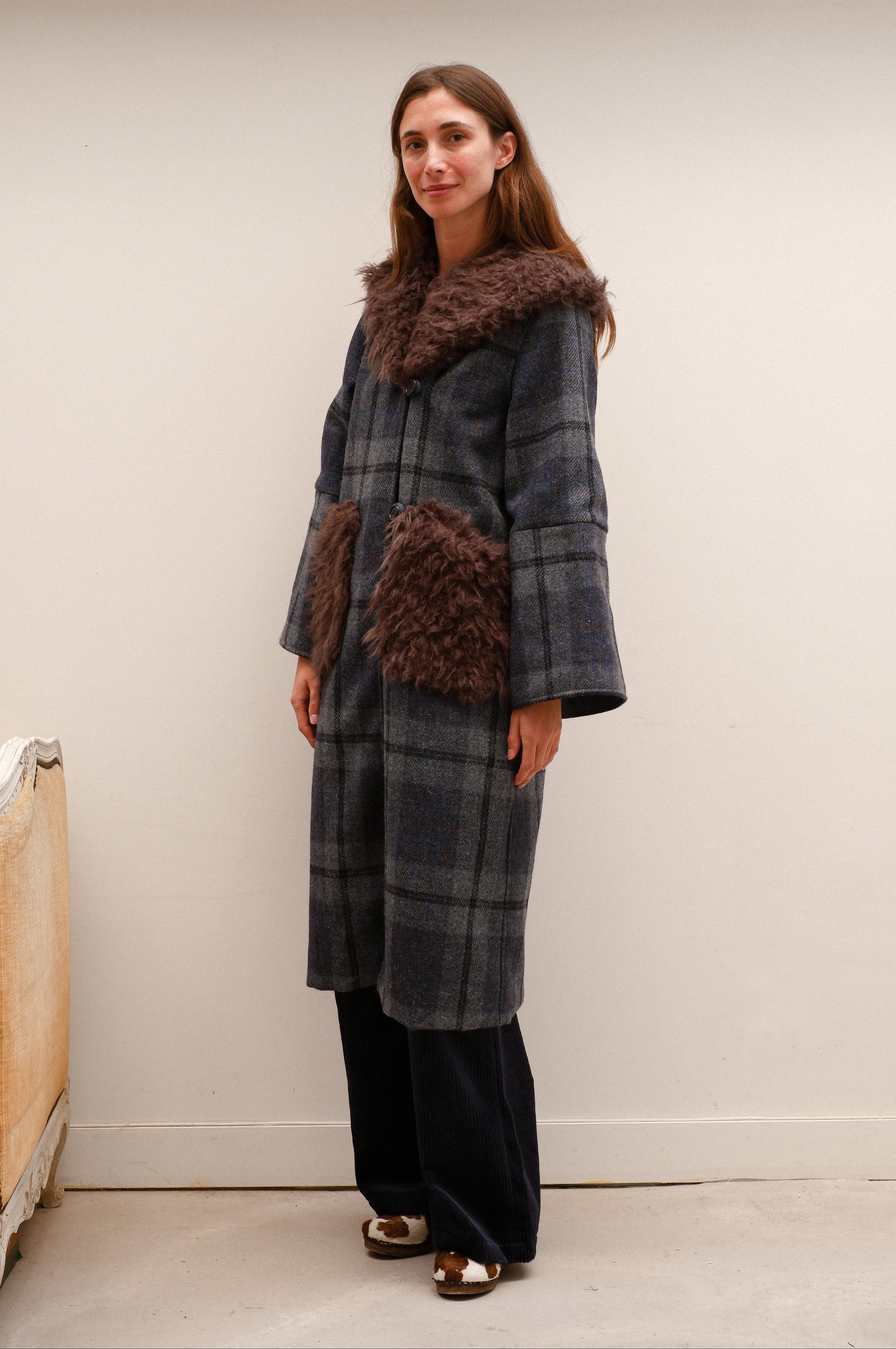 Mystery! Coat, tartan