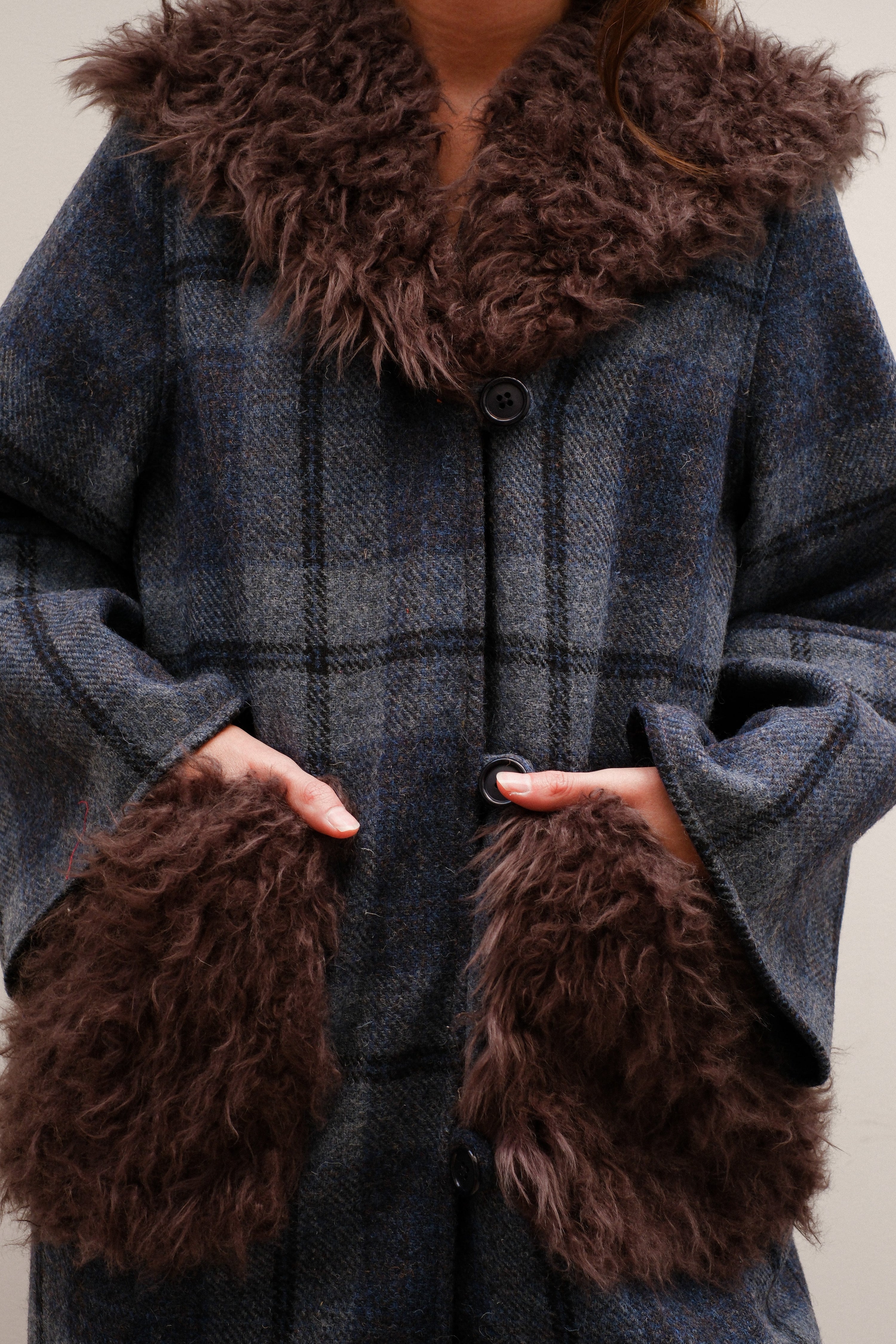 Mystery! Coat, tartan