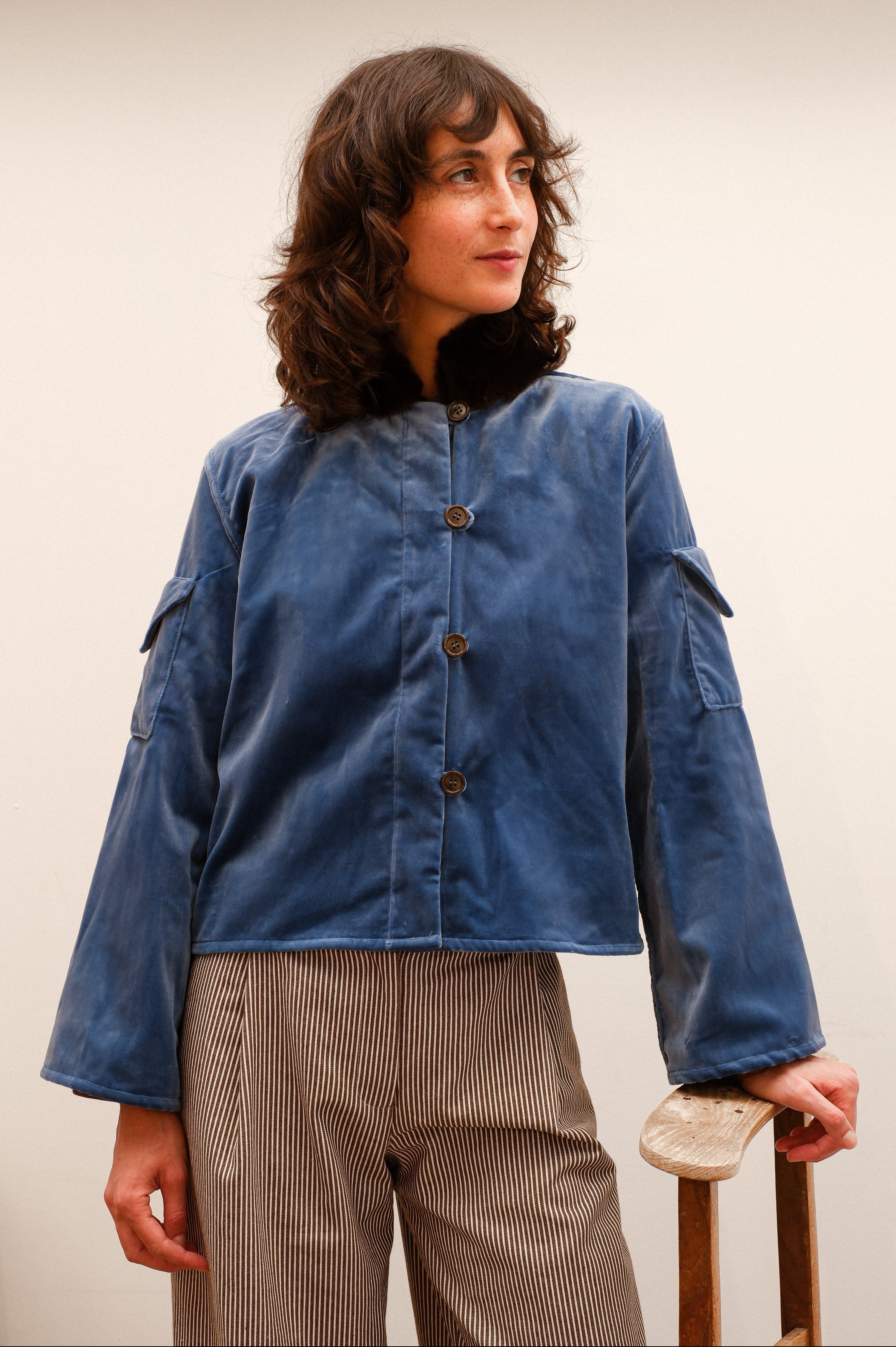 Surchemise 68, cobalt