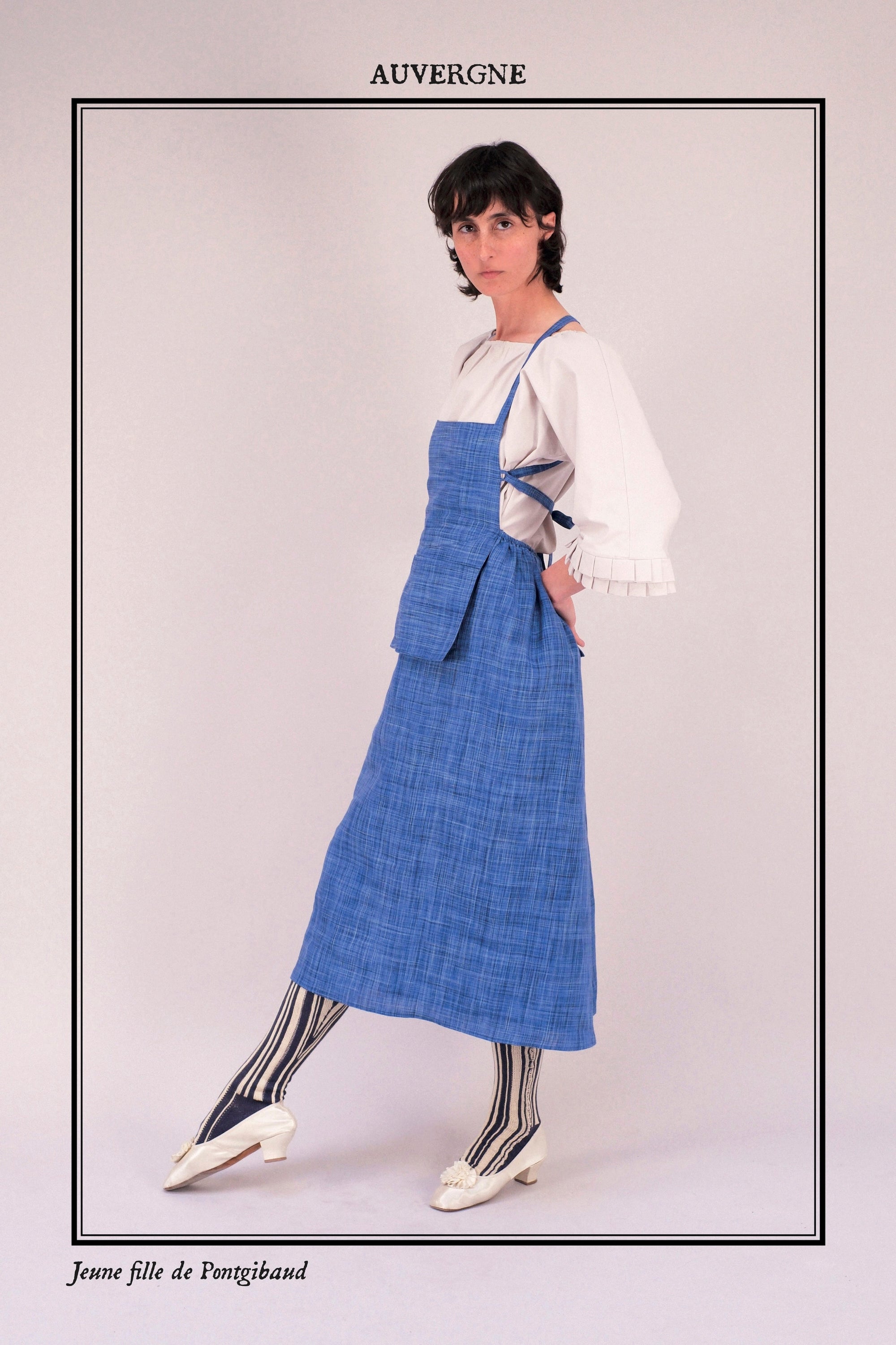 Auvergne - Jeune fille de Pontgibaud