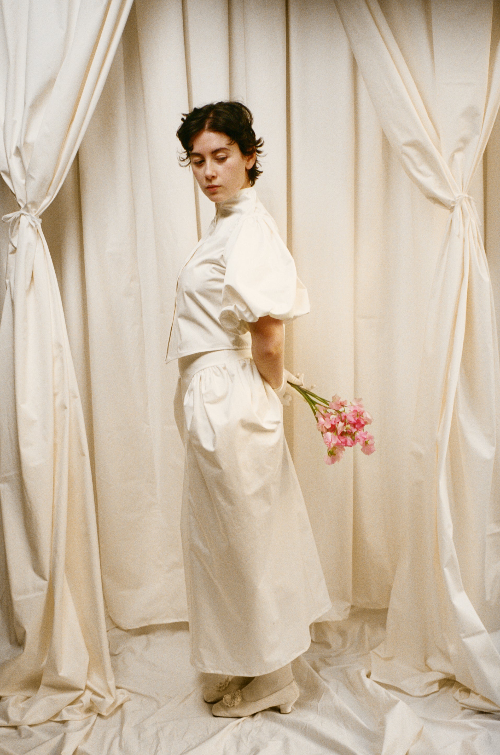 Jupe Marie-Antoinette - Écru