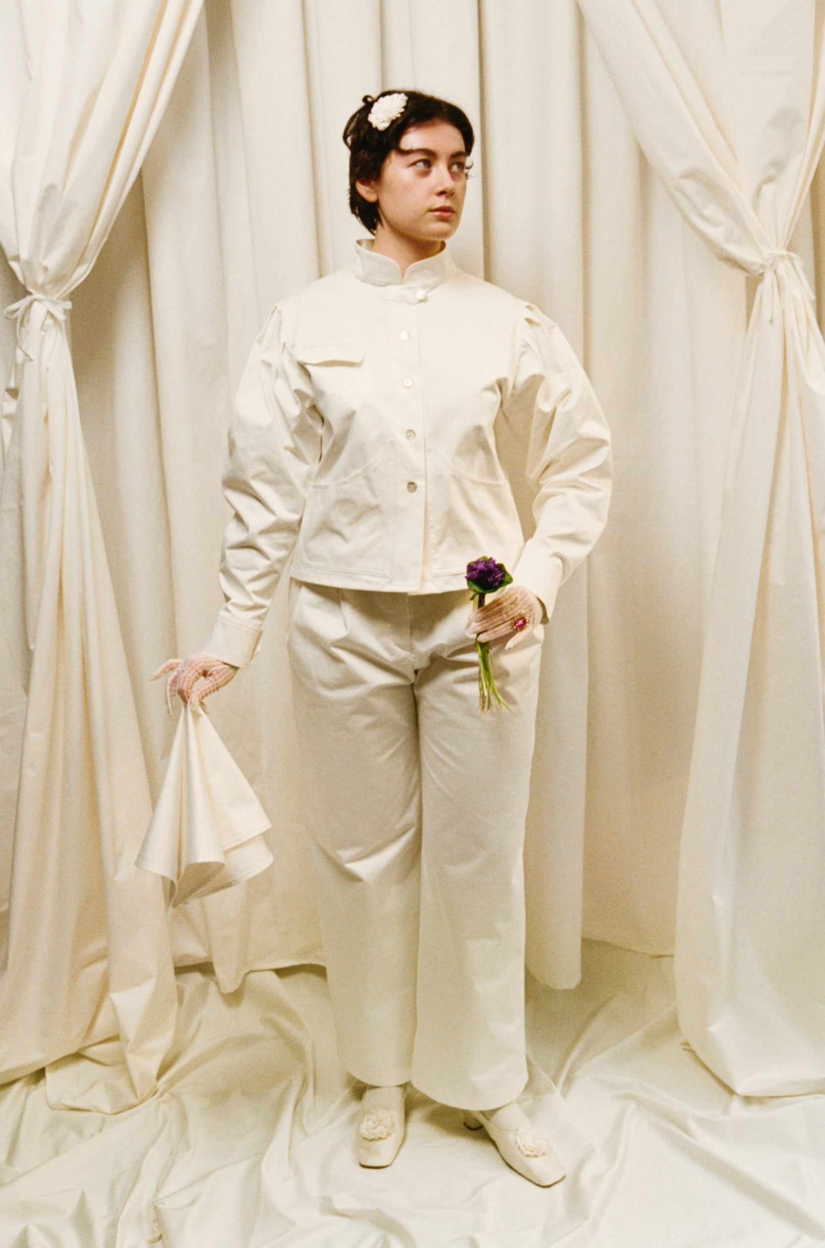 Pantalon Sélénite - Écru