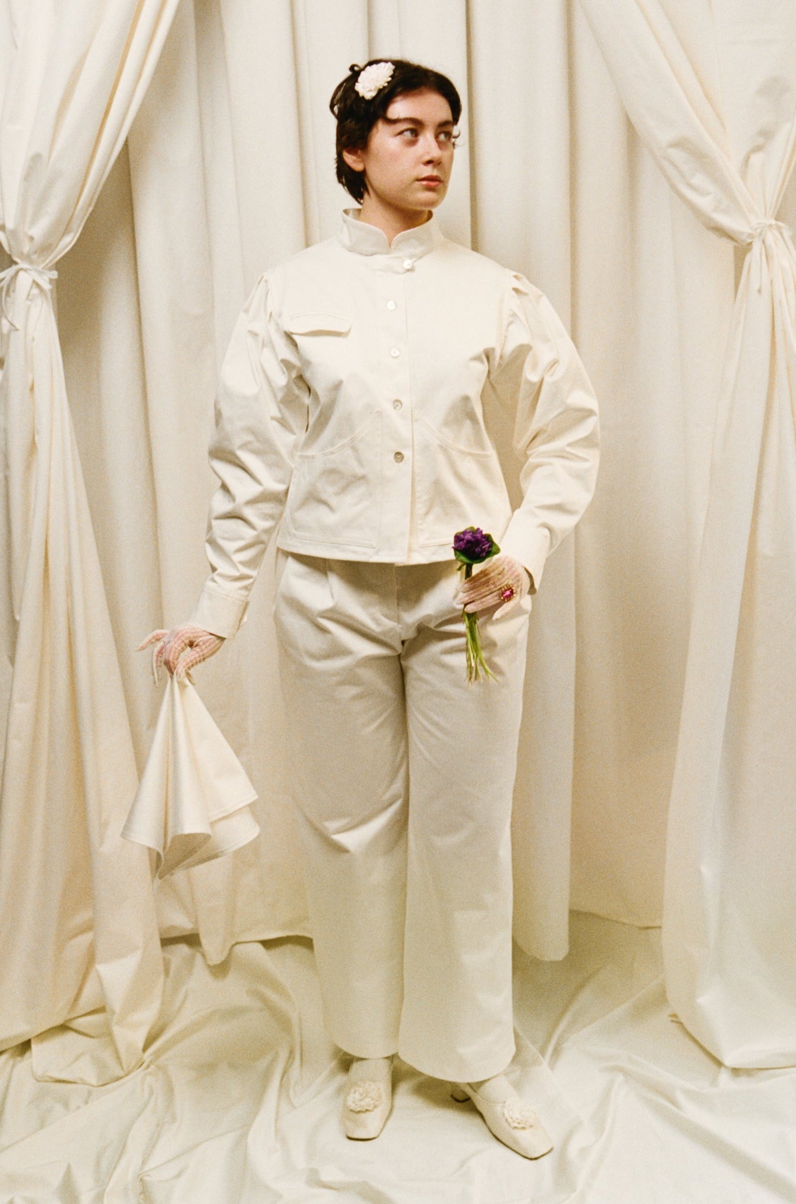 Sélénite Pants - Off-white