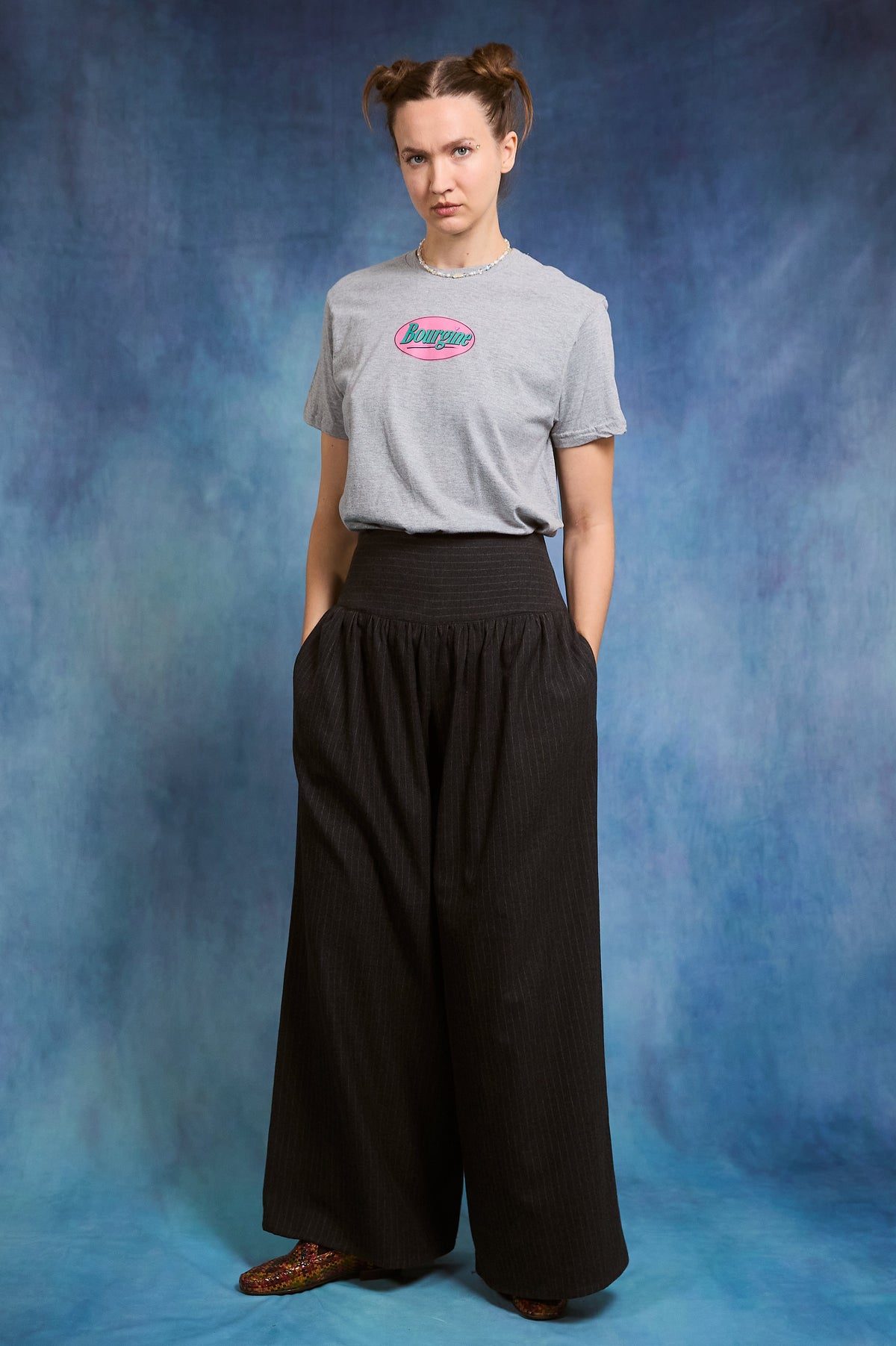 Dionne Pants - pinstripe