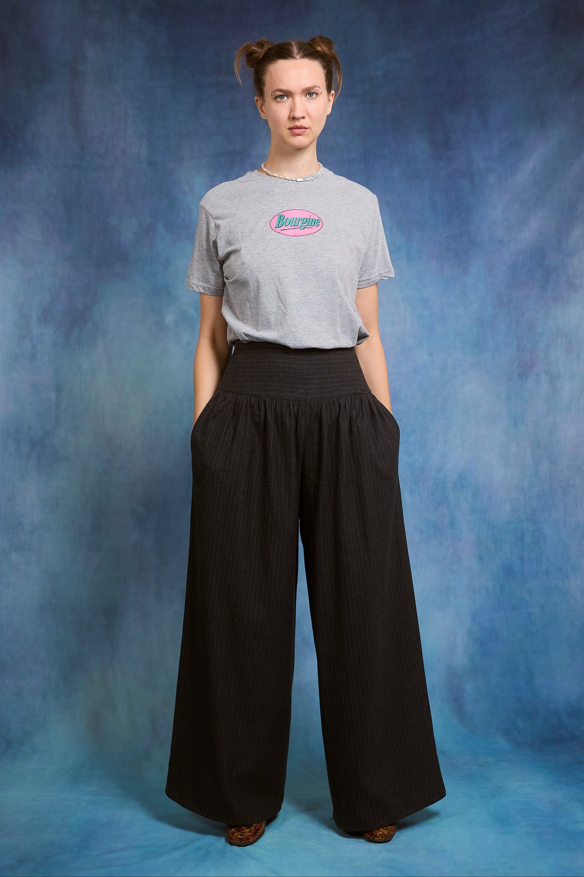 Dionne Pants - pinstripe