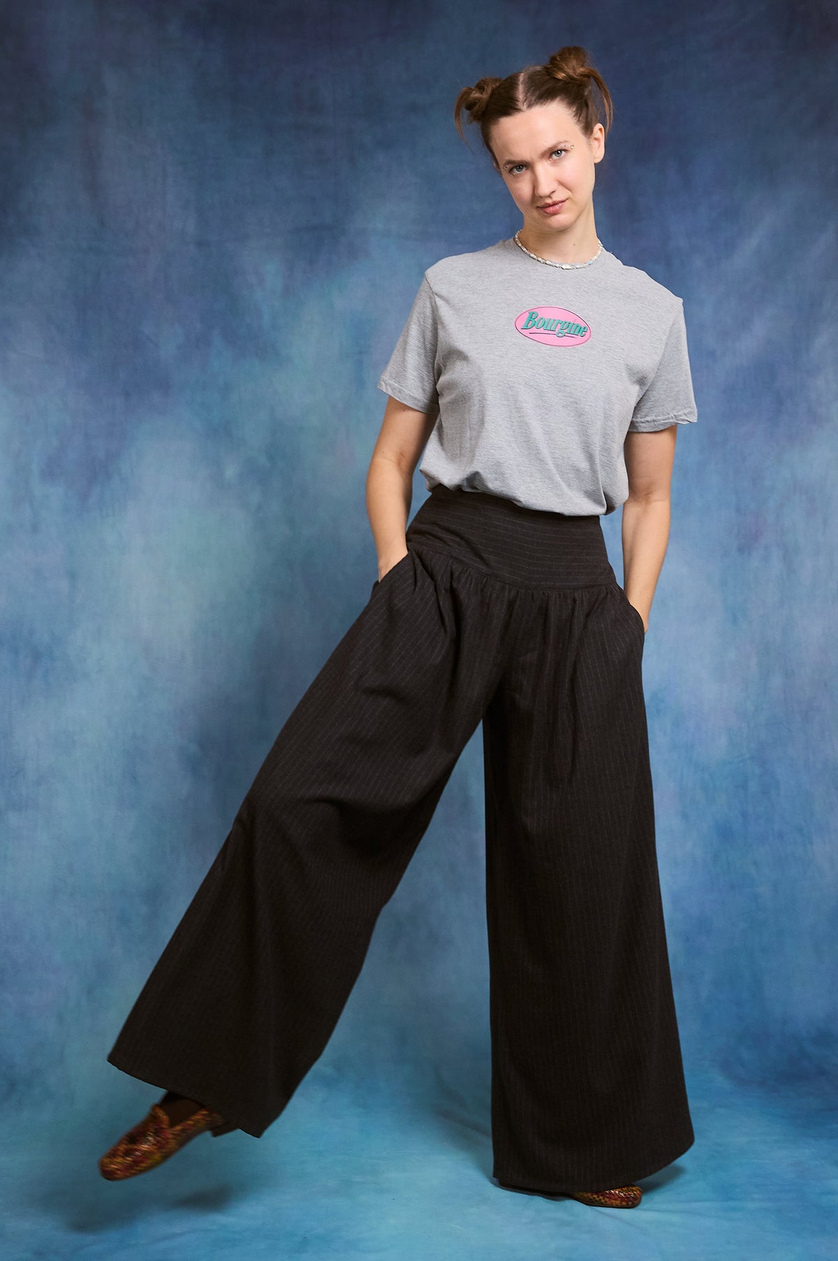 Dionne Pants - pinstripe