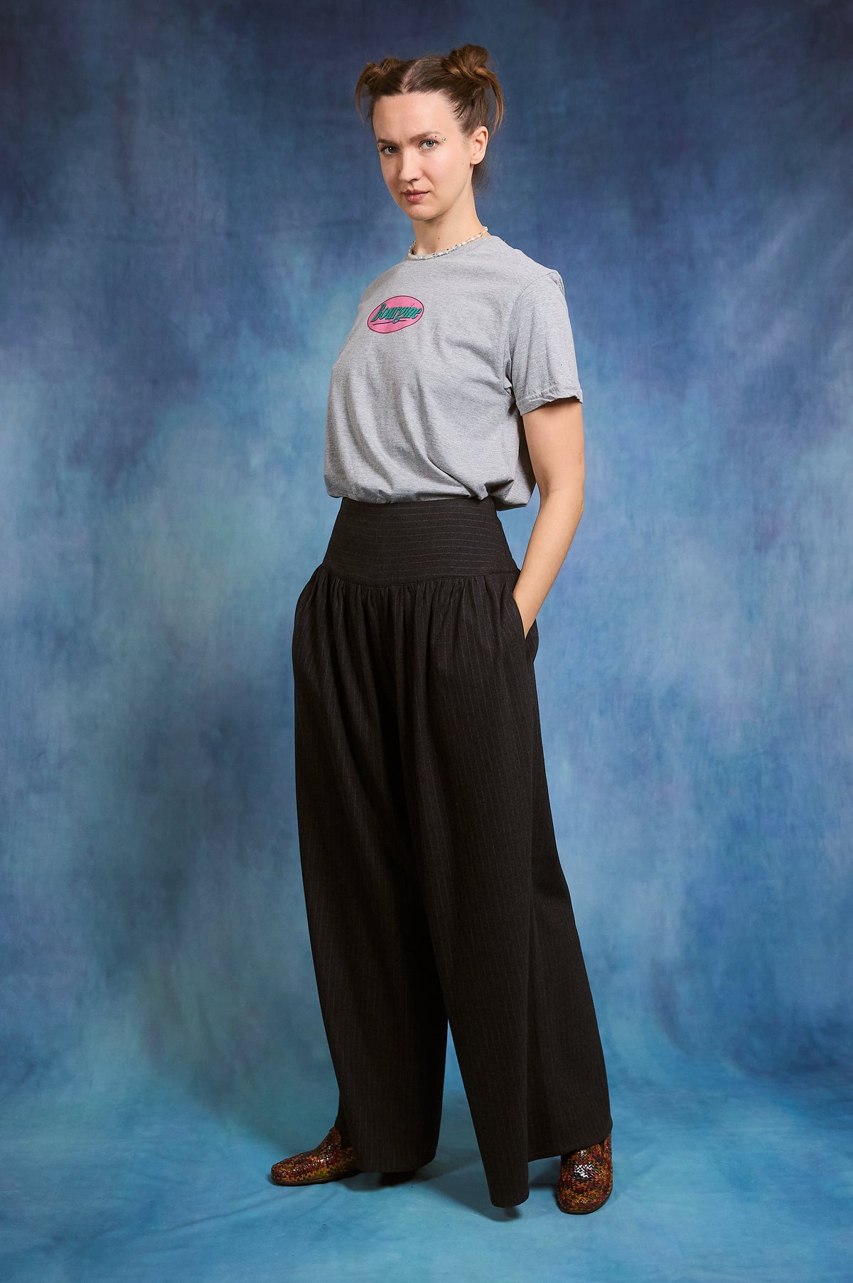 Dionne Pants - pinstripe