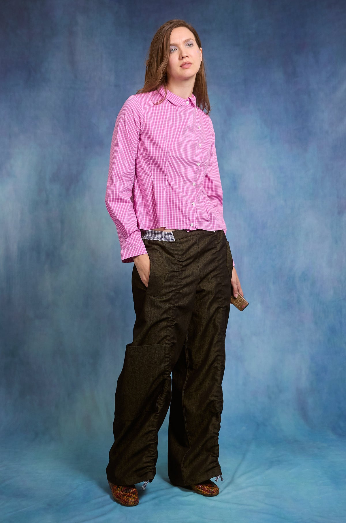 Rachel Cargo - yellowed denim