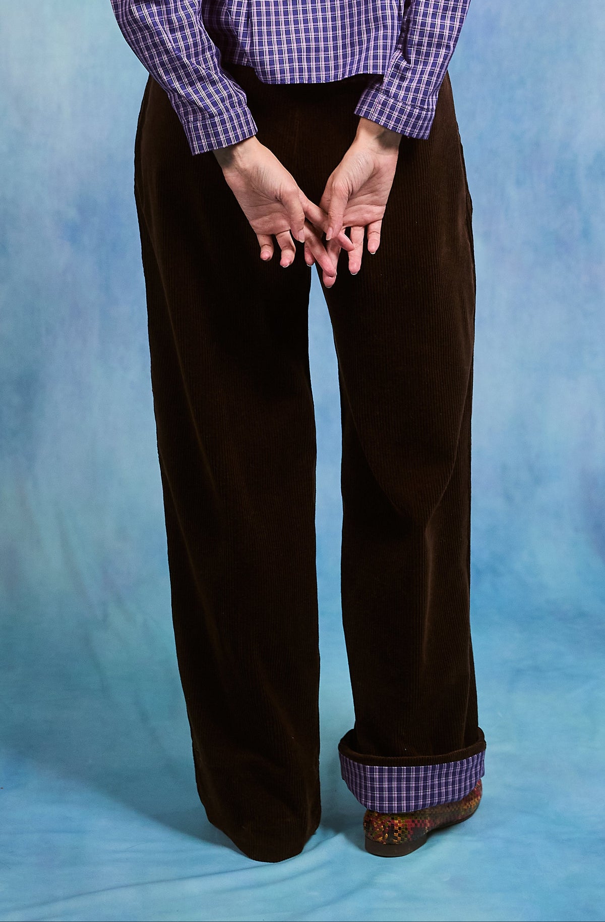 Pantalon Ross - velours marron