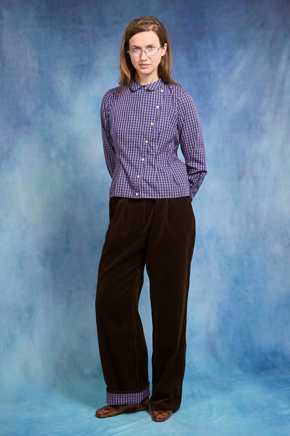 Pantalon Ross - velours marron