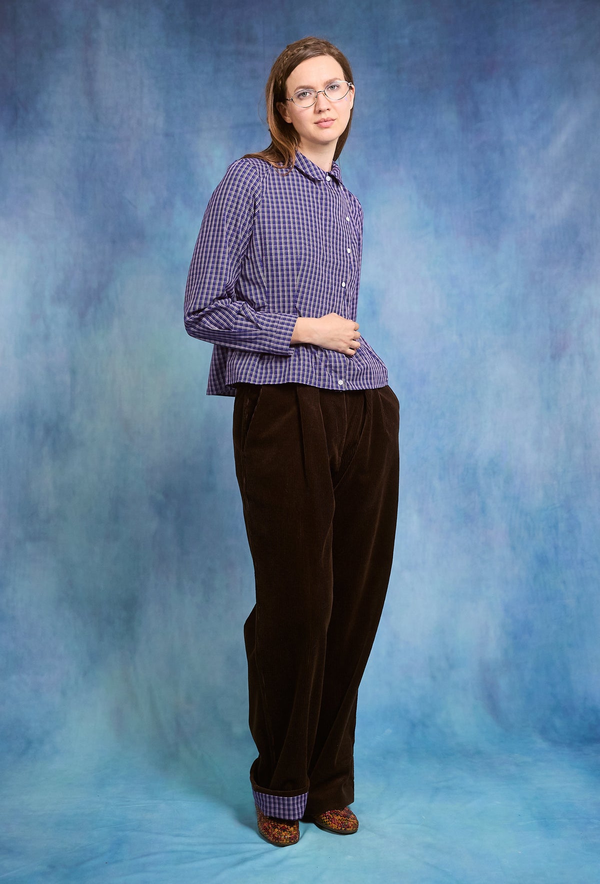 Pantalon Ross - velours marron