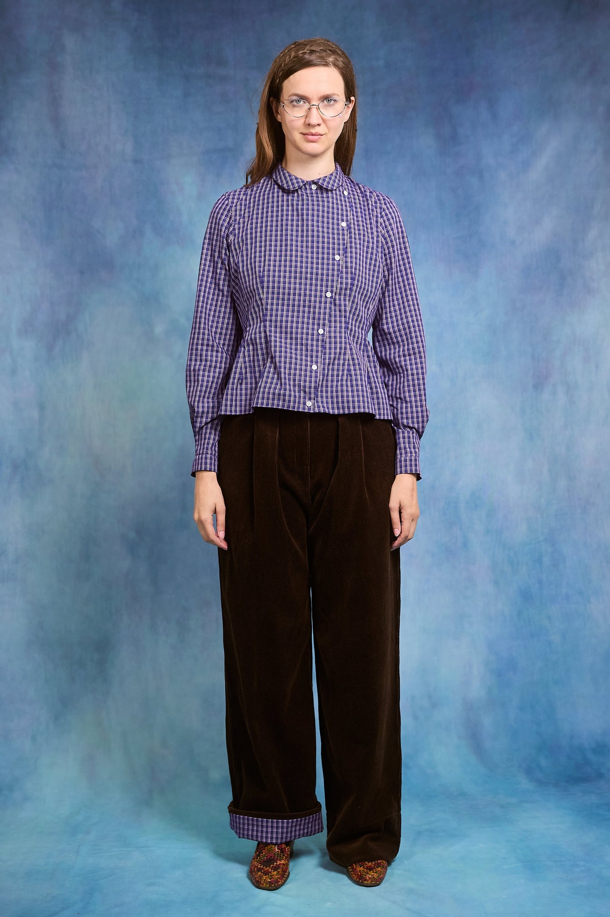Ross Pants - brown velvet