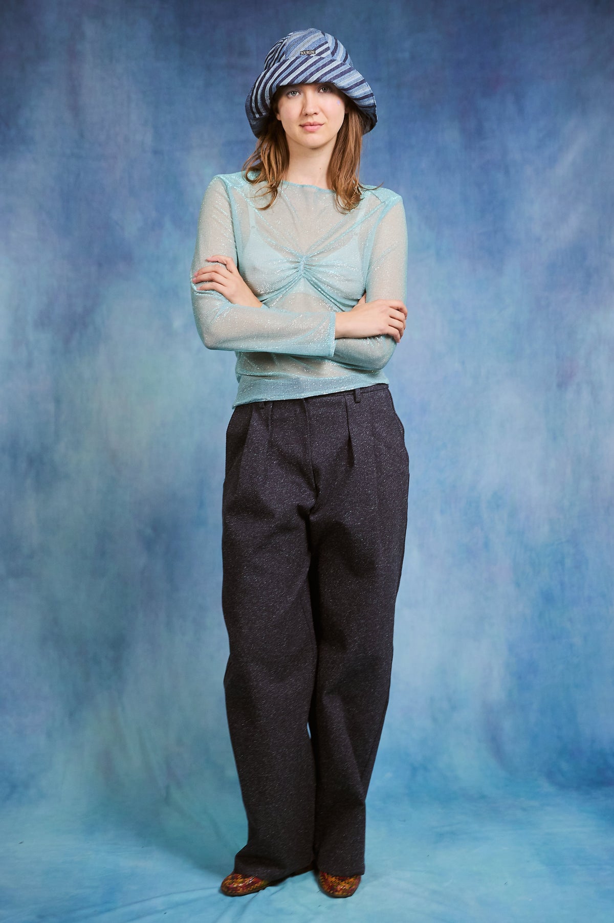 Ross Pants - speckled jeans