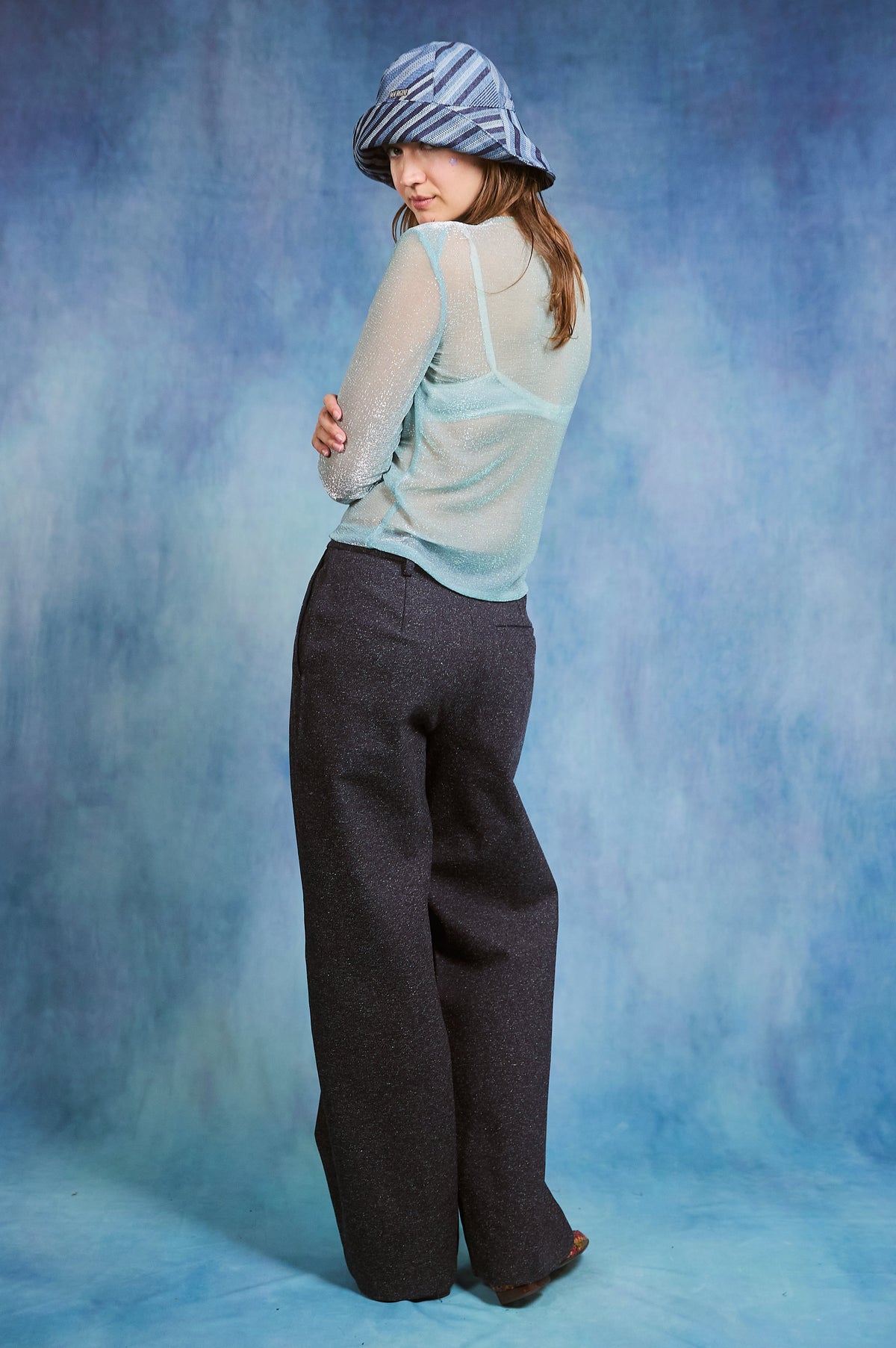 Ross Pants - speckled jeans