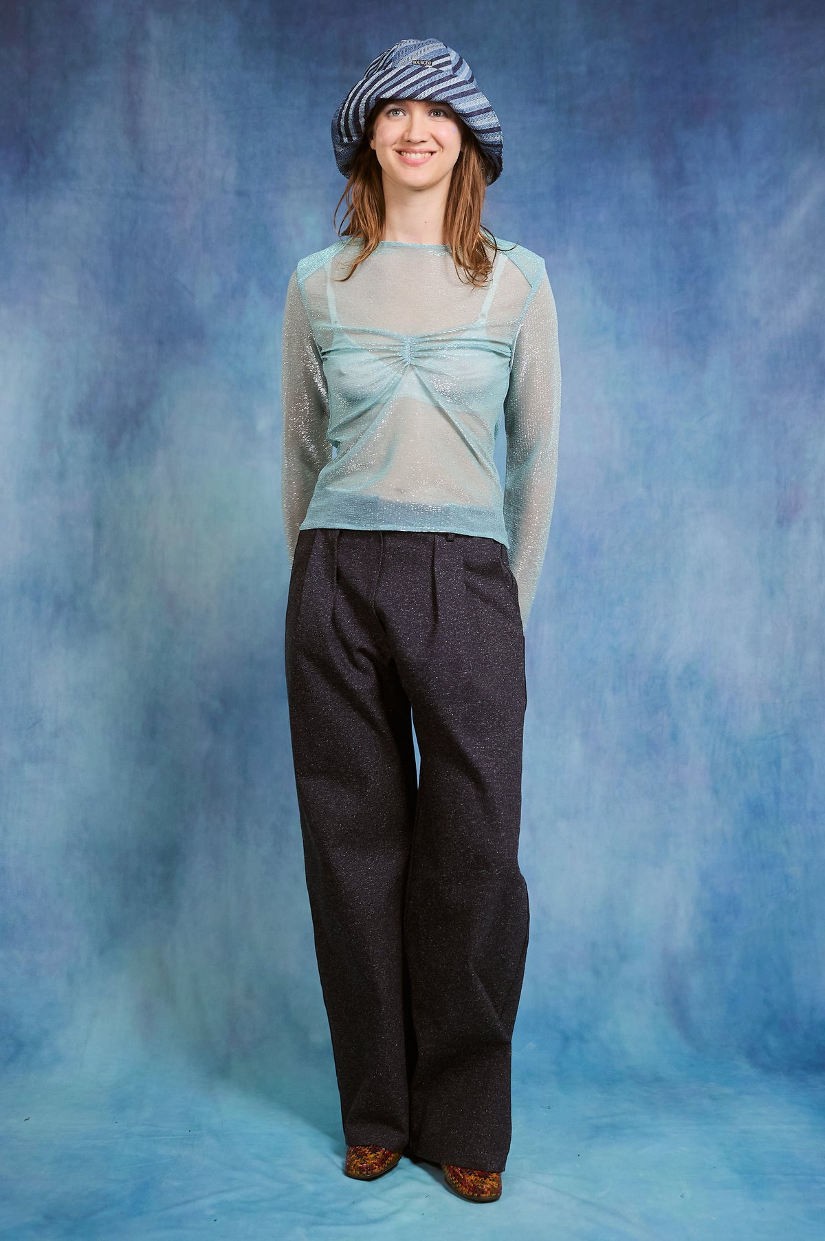Ross Pants - speckled jeans
