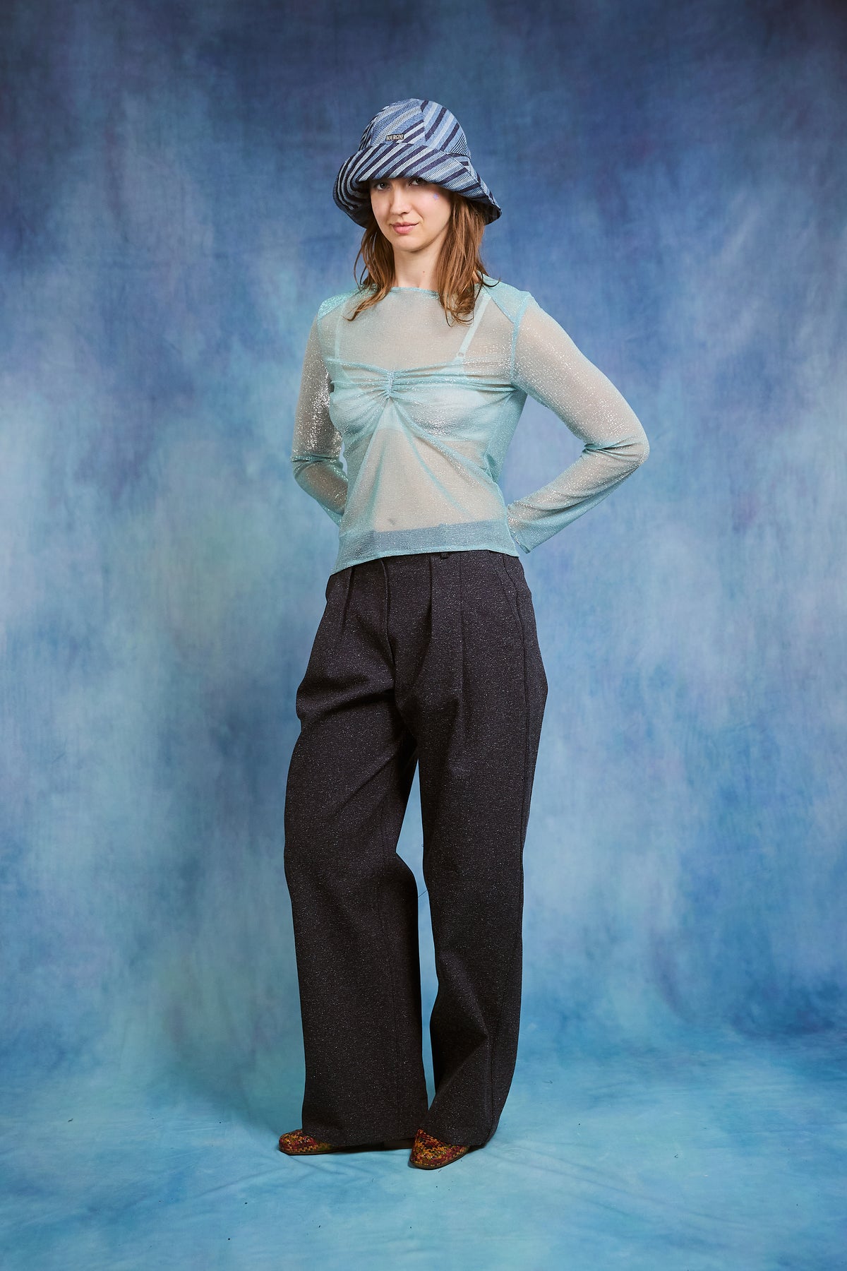 Ross Pants - speckled jeans