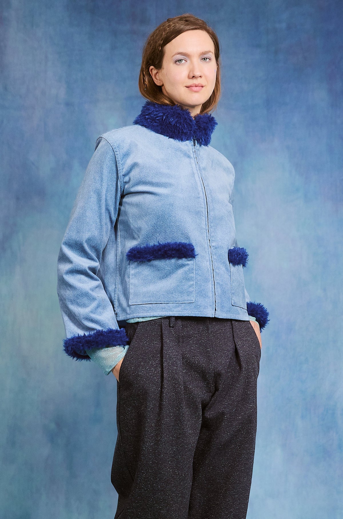 Ally Jacket - blue