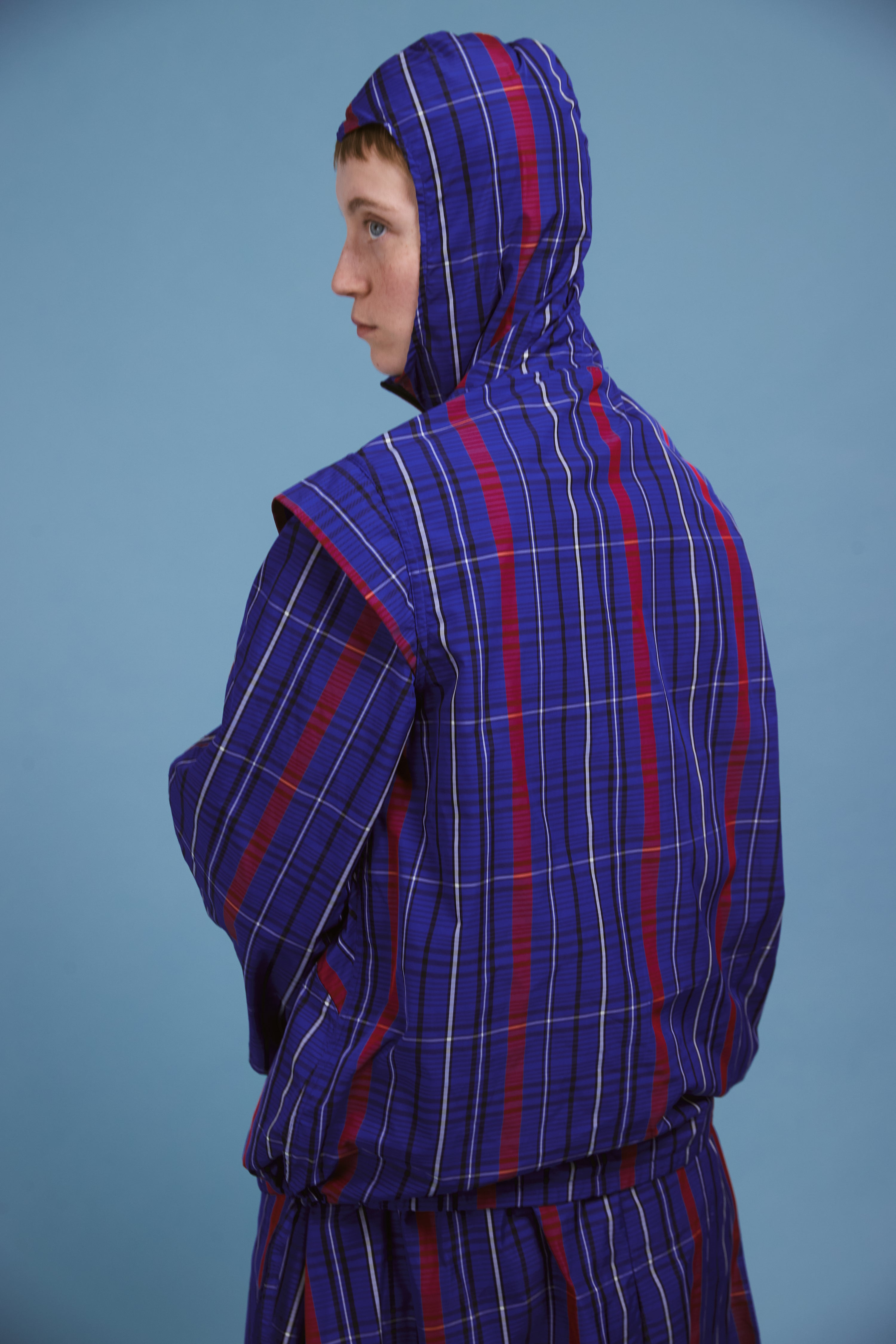 Surtout - bleu/rouge
