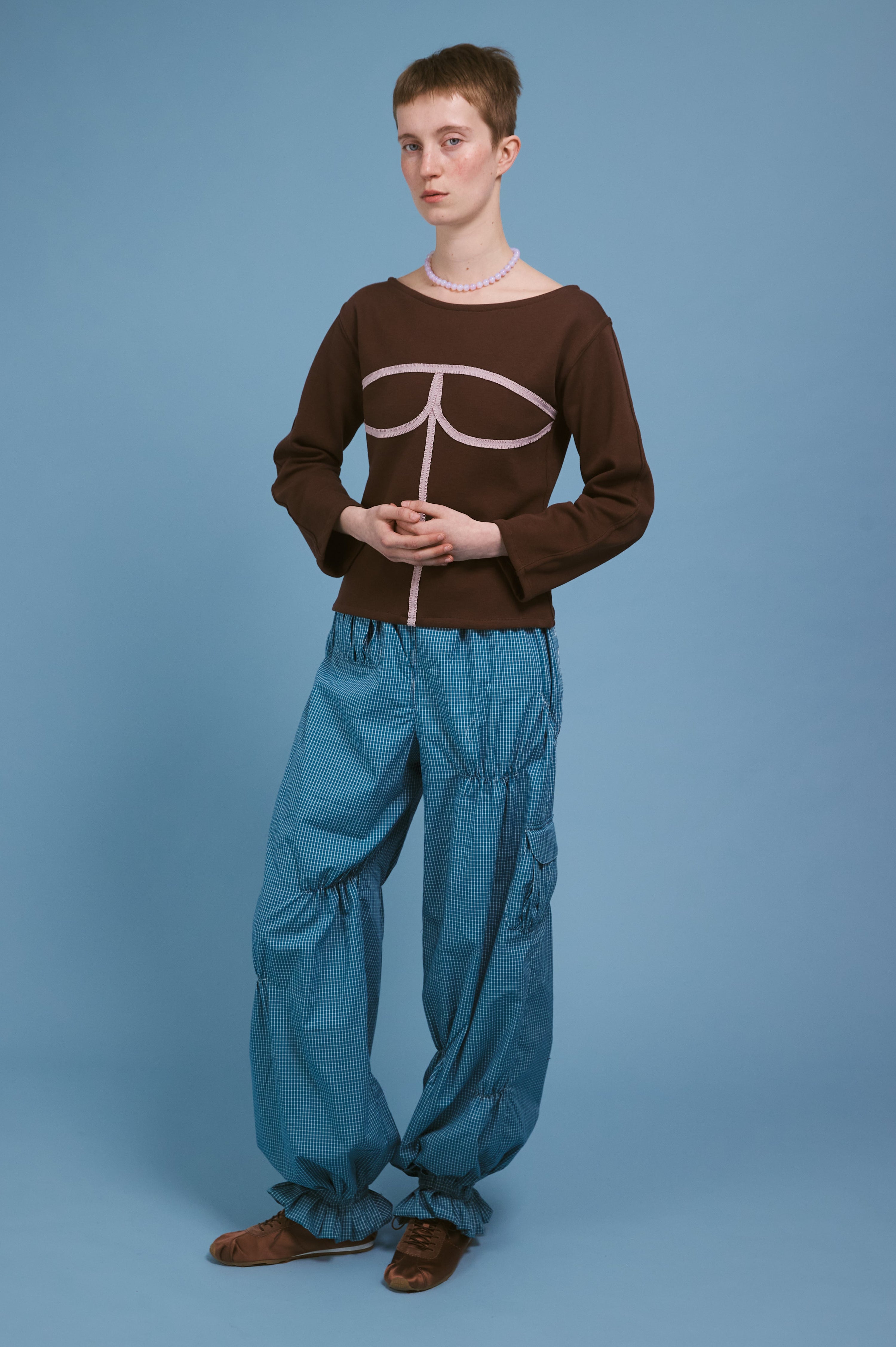 Pantalon Fol - bleu sarcelle
