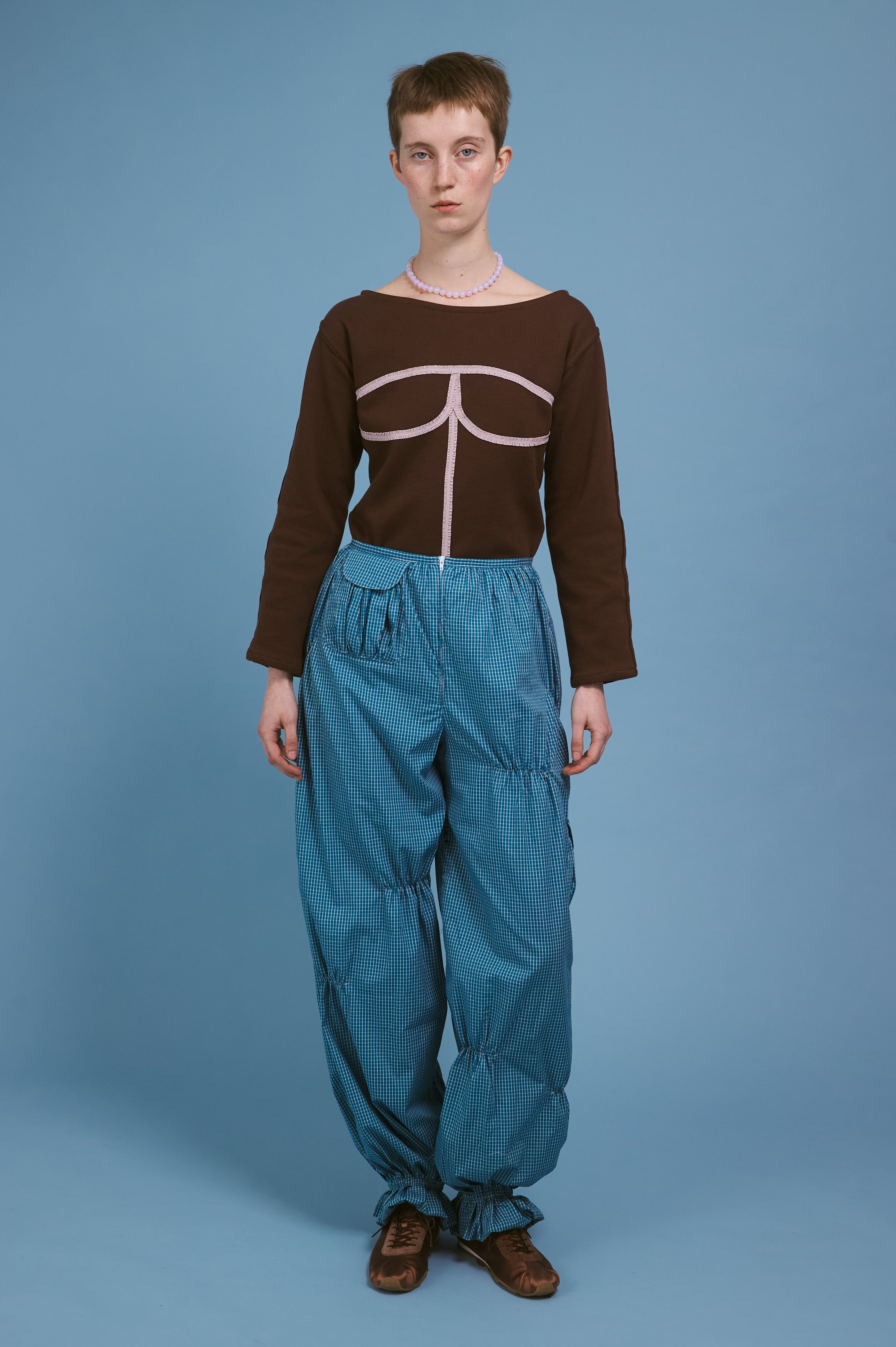 Pantalon Fol - bleu sarcelle