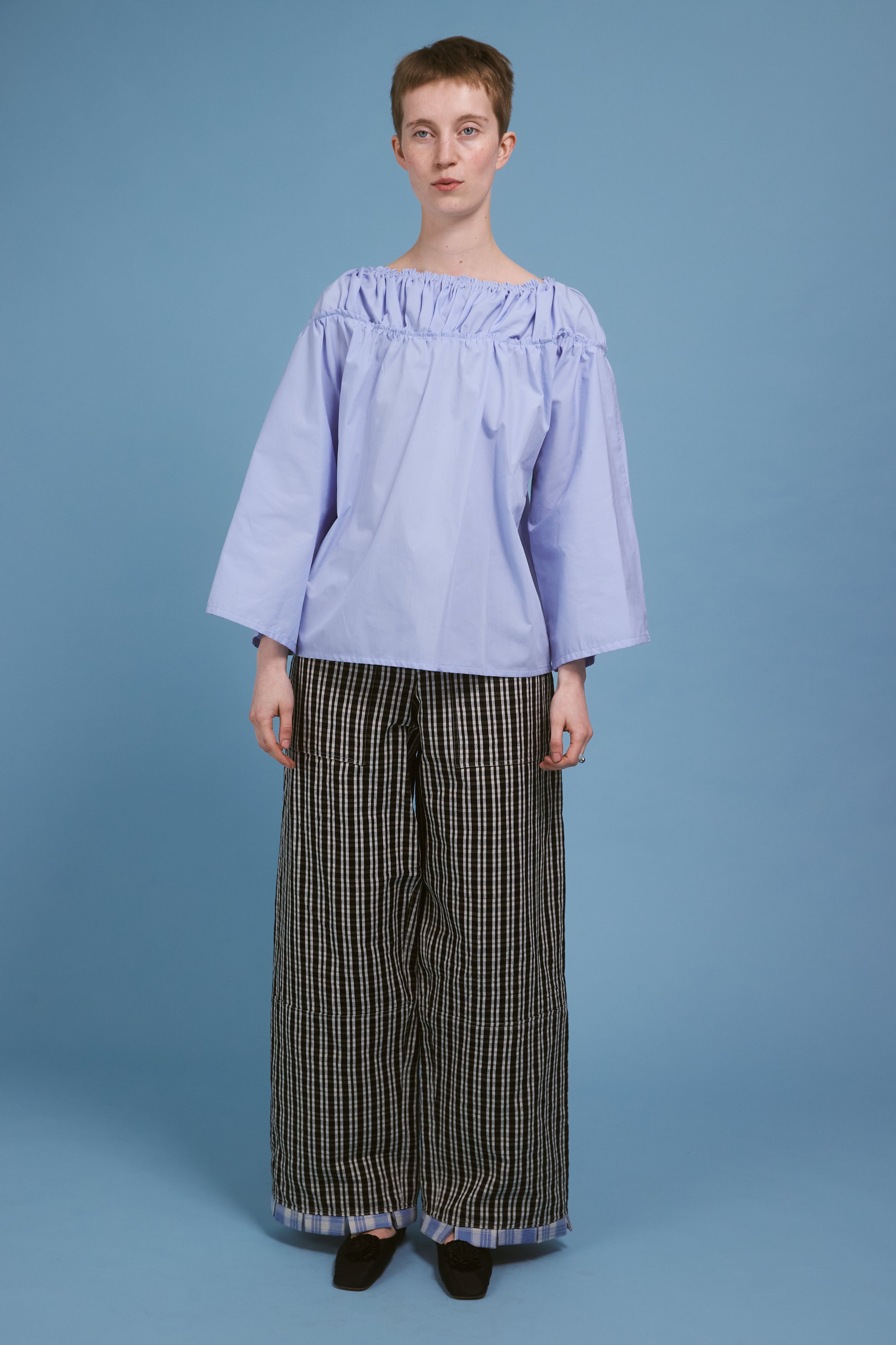 Blouse Artemise - bleu ciel
