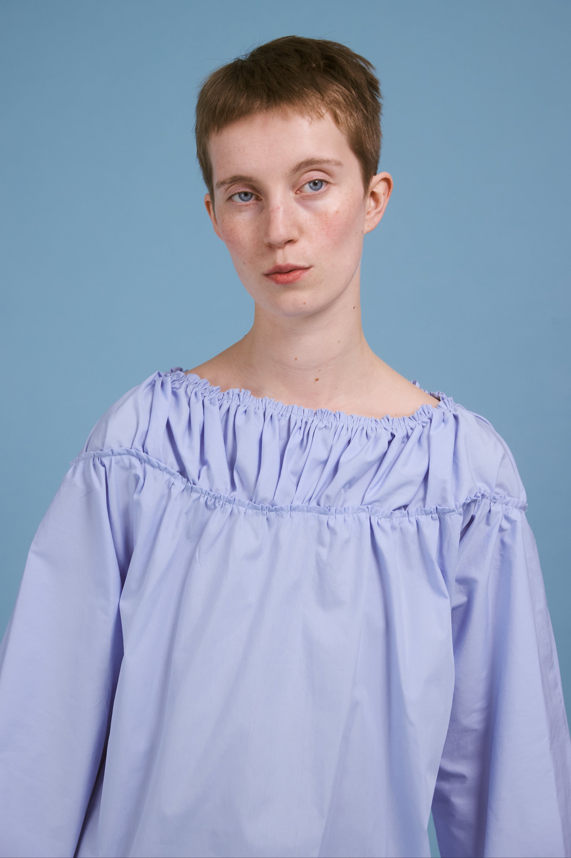 Blouse Artemise - bleu ciel