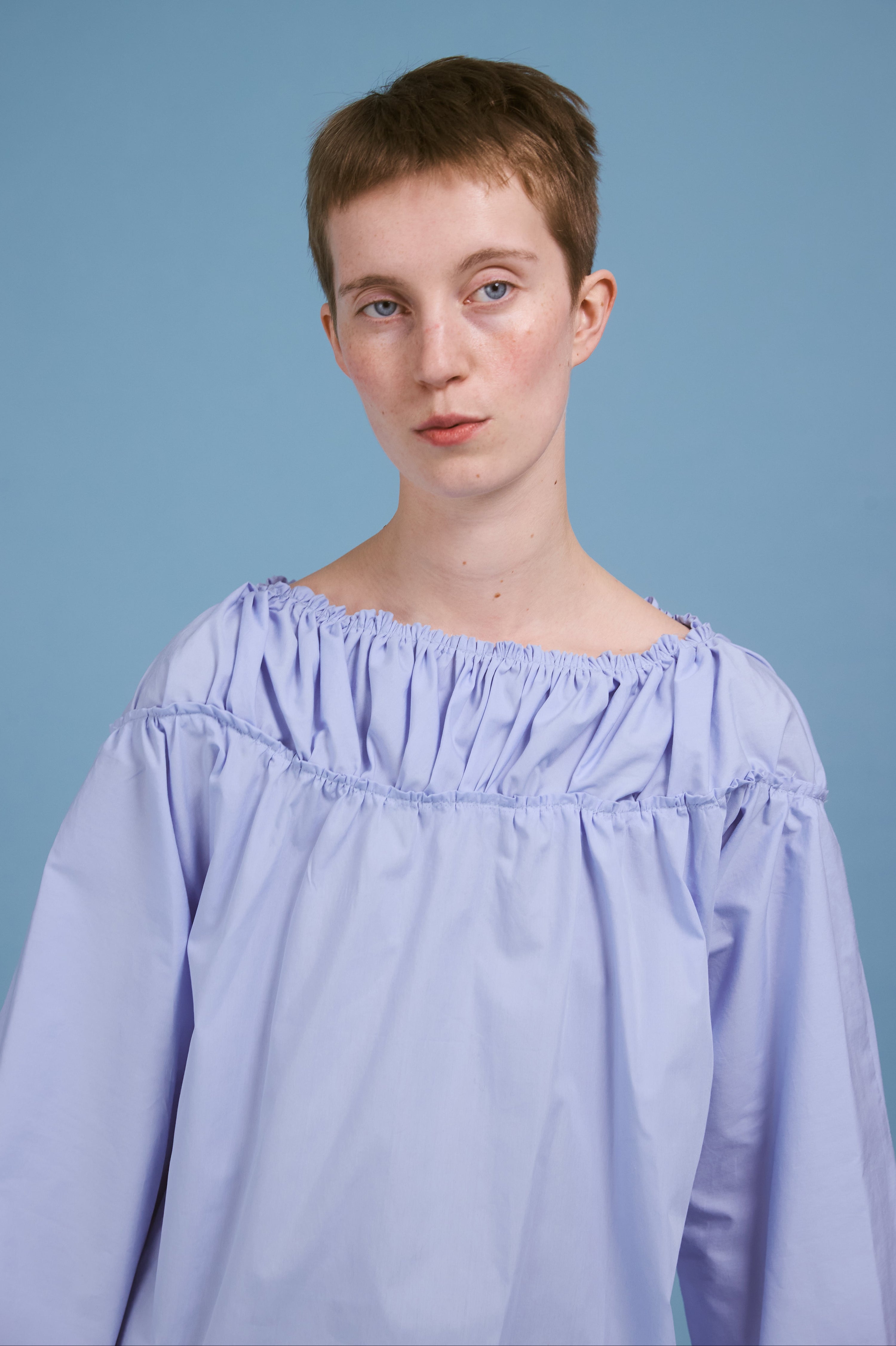 Blouse Artemise - bleu ciel