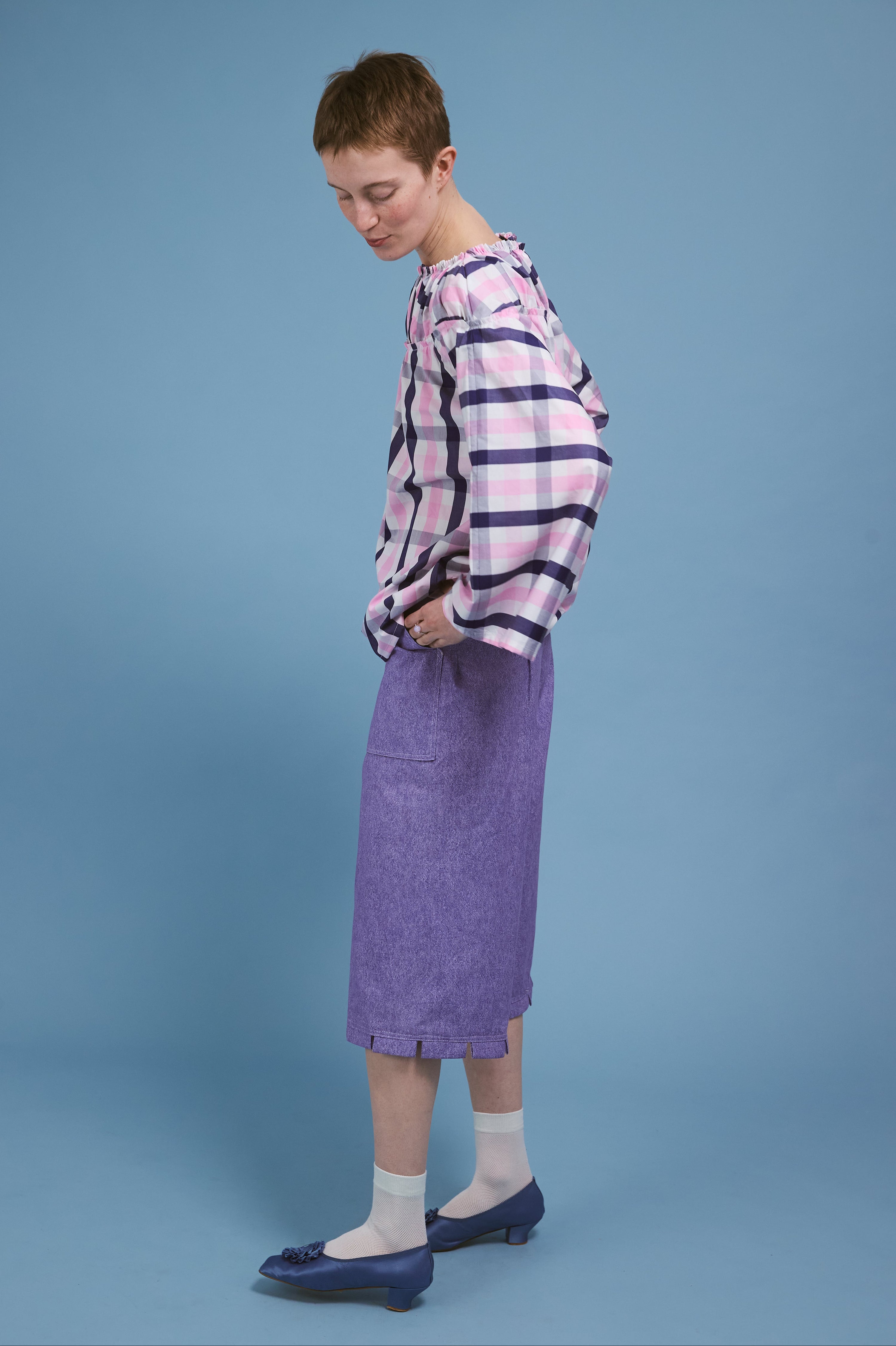 Blouse Artemise - Carreaux