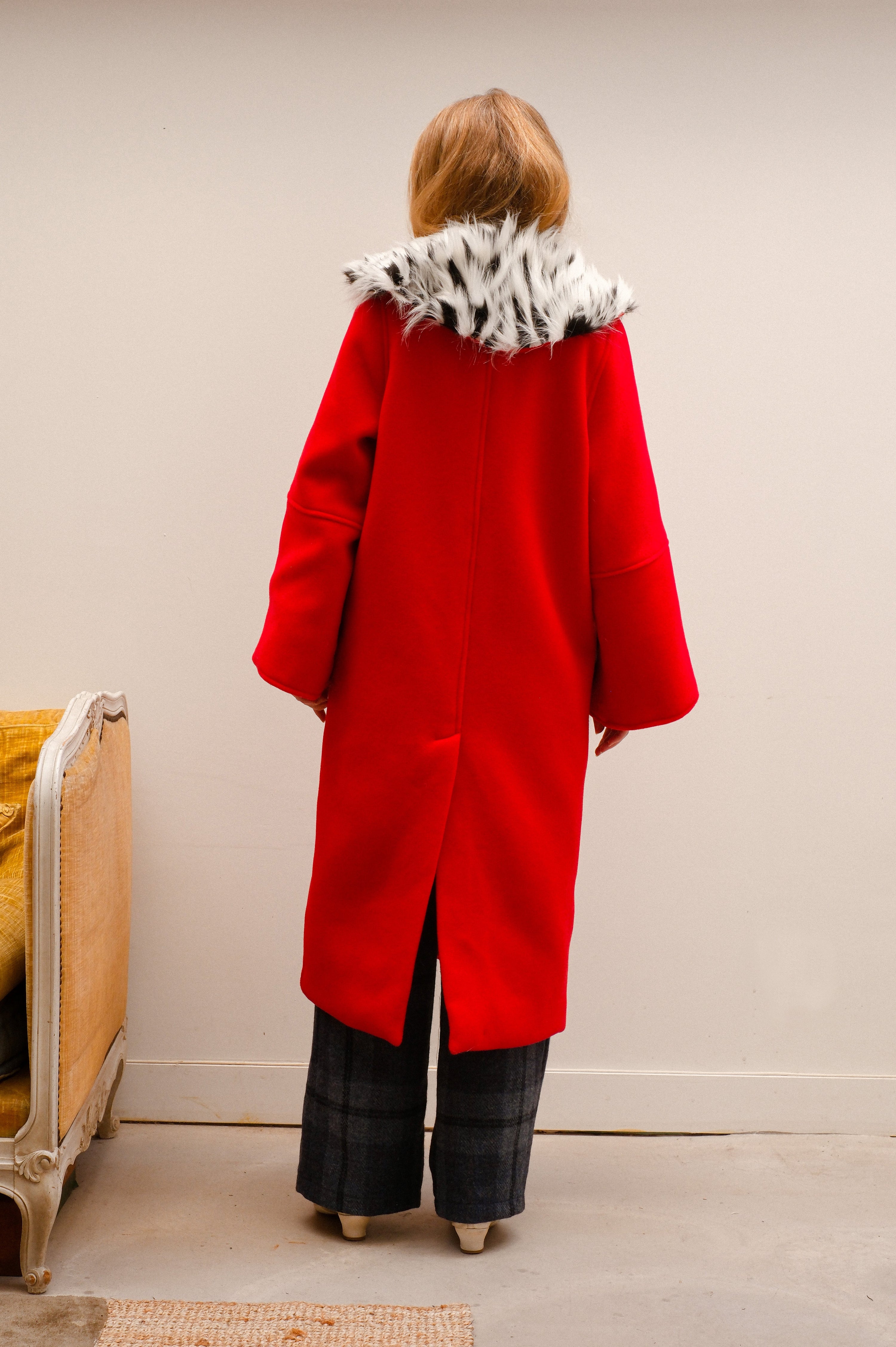 Mystery! Coat, rouge