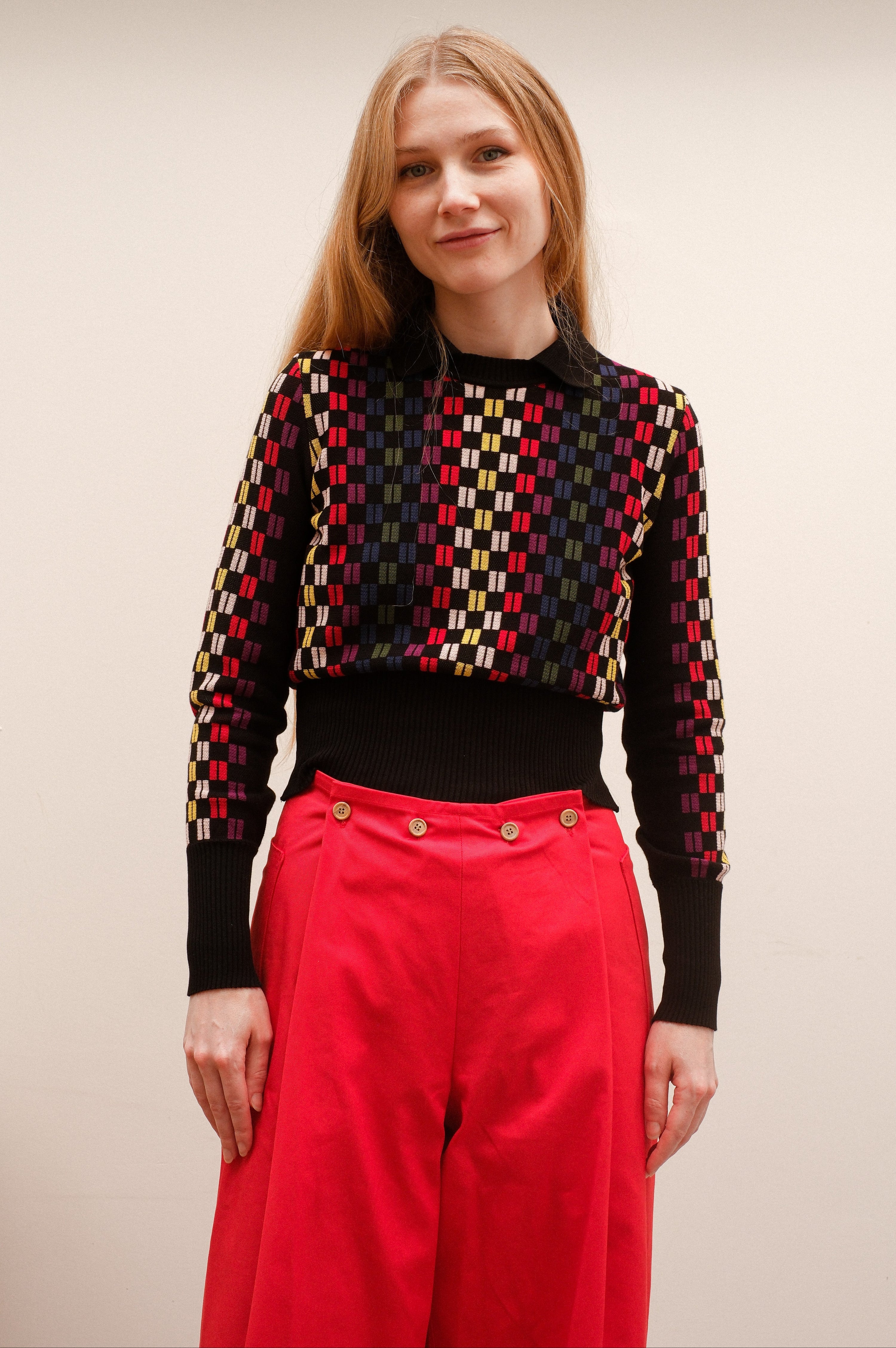 Pantalon Furluquin, rouge