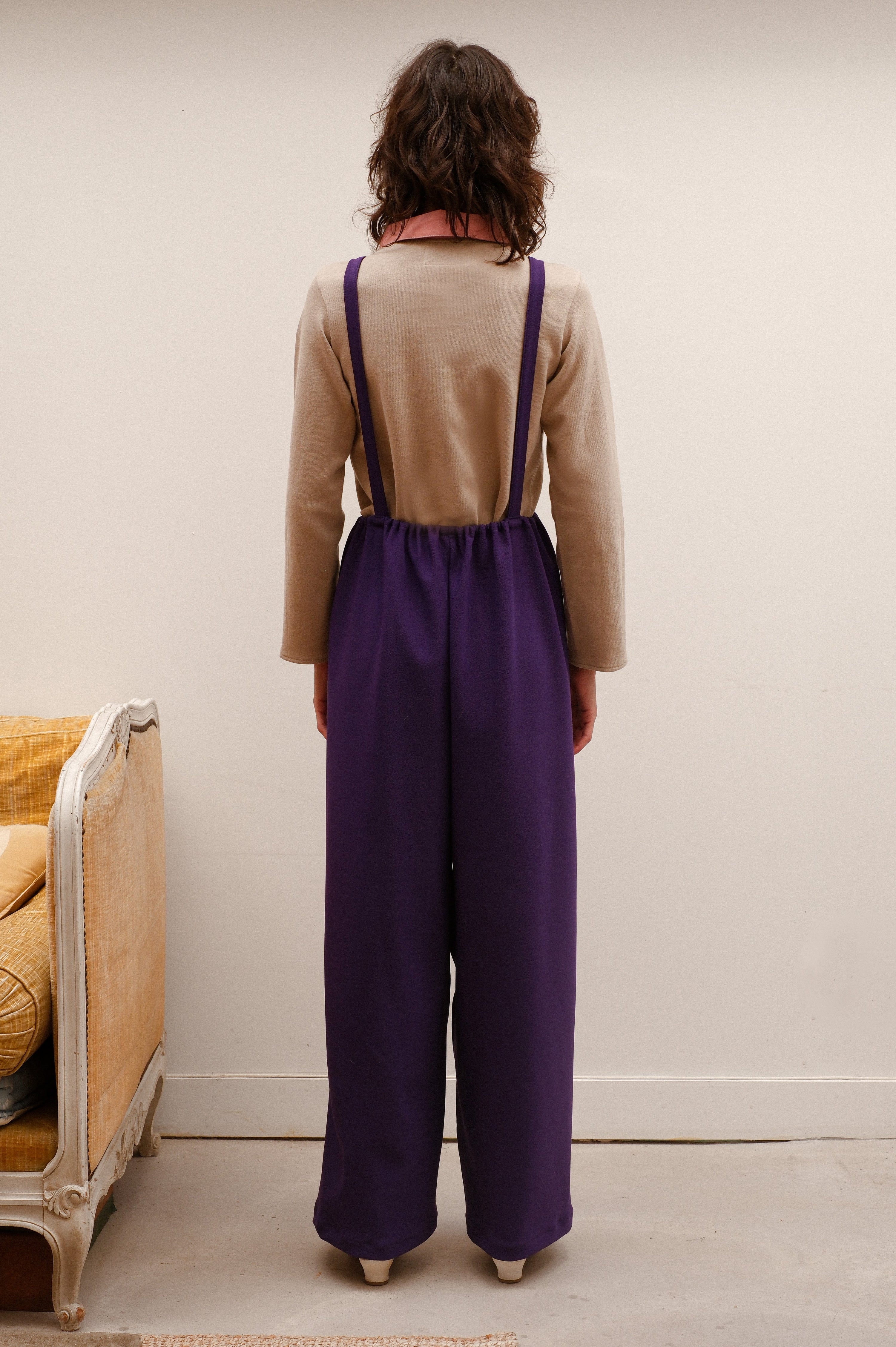 Salopette du Pays, purple