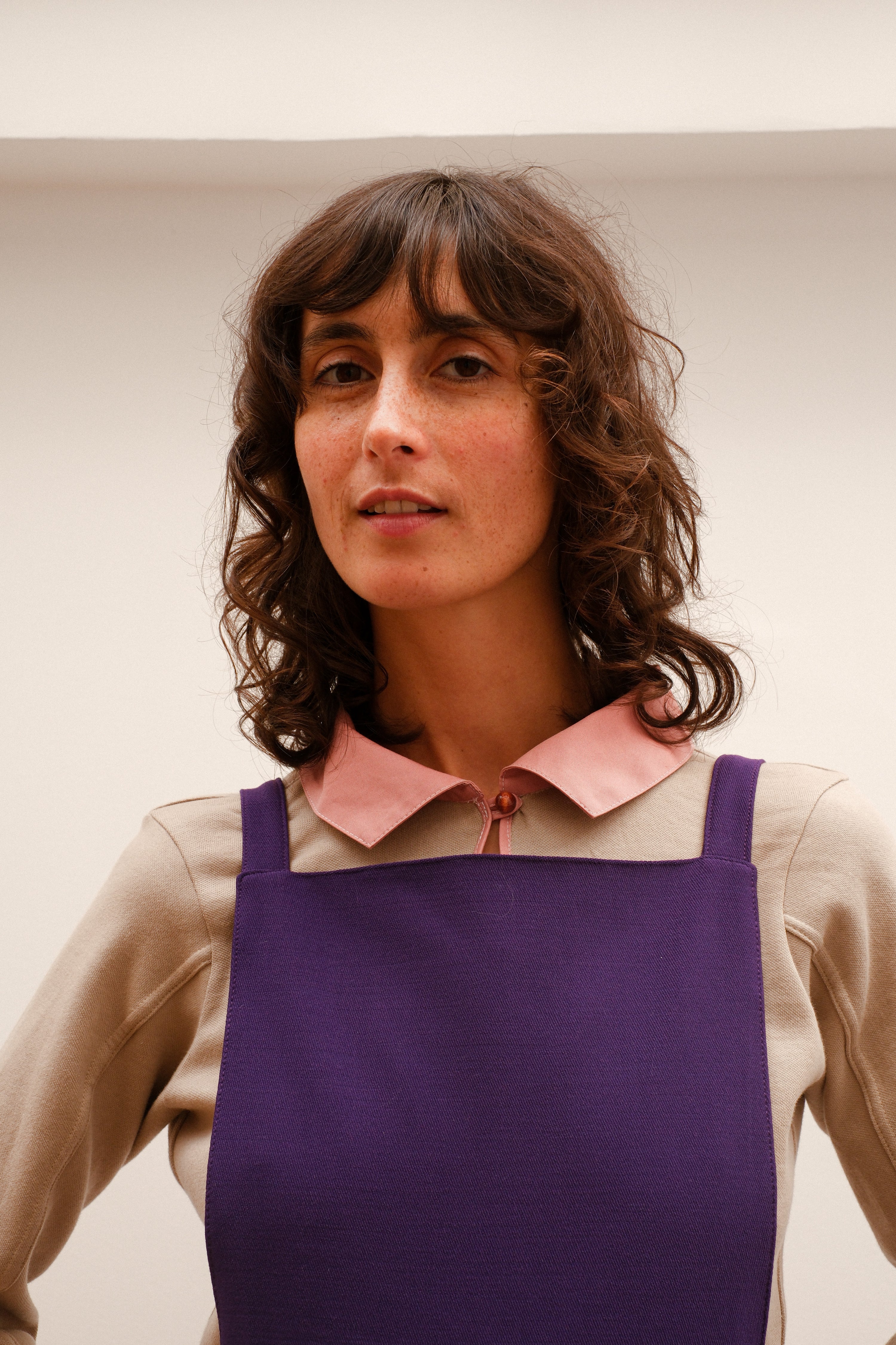 Salopette du Pays, purple