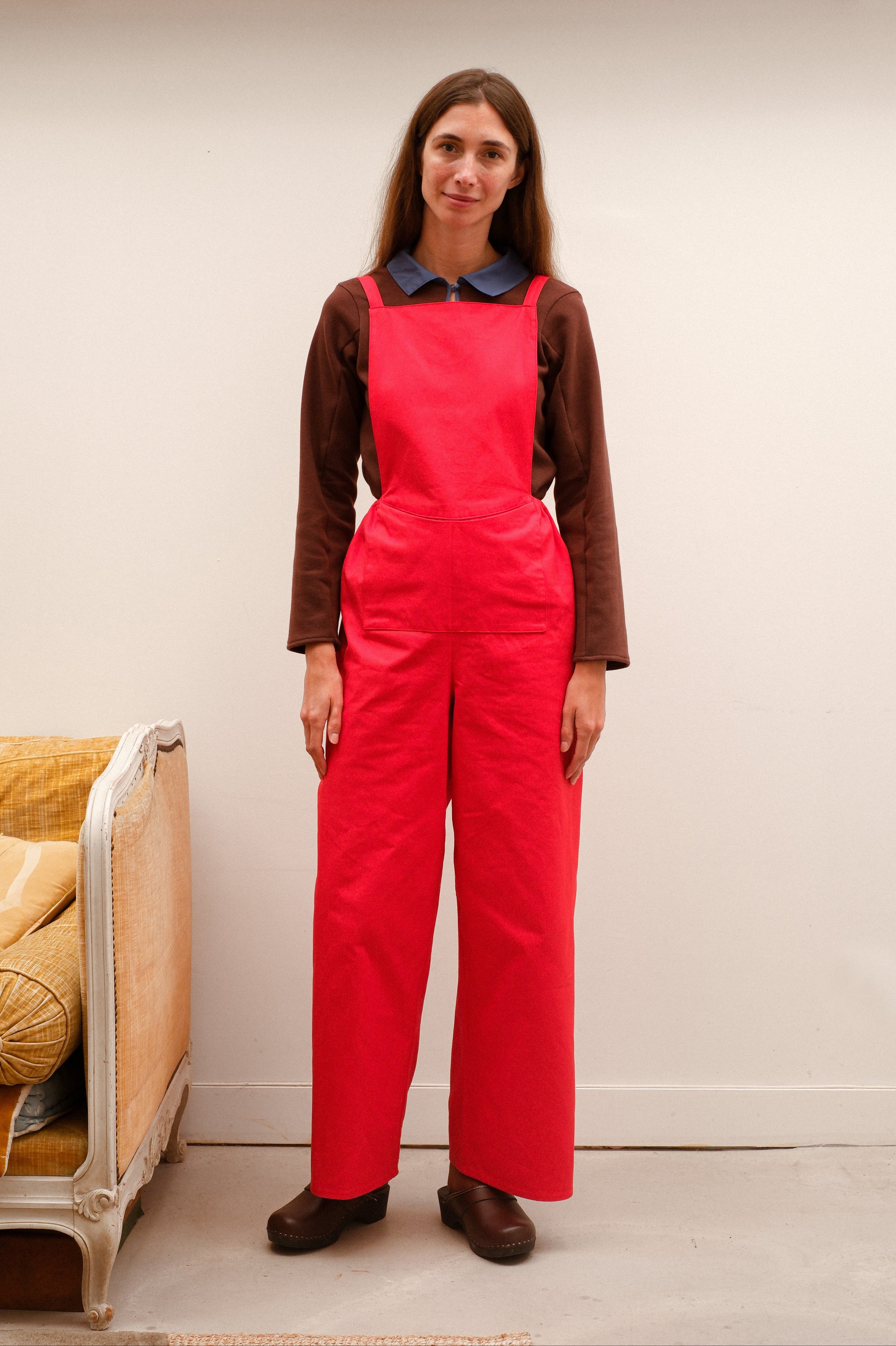 Salopette du Pays, rouge