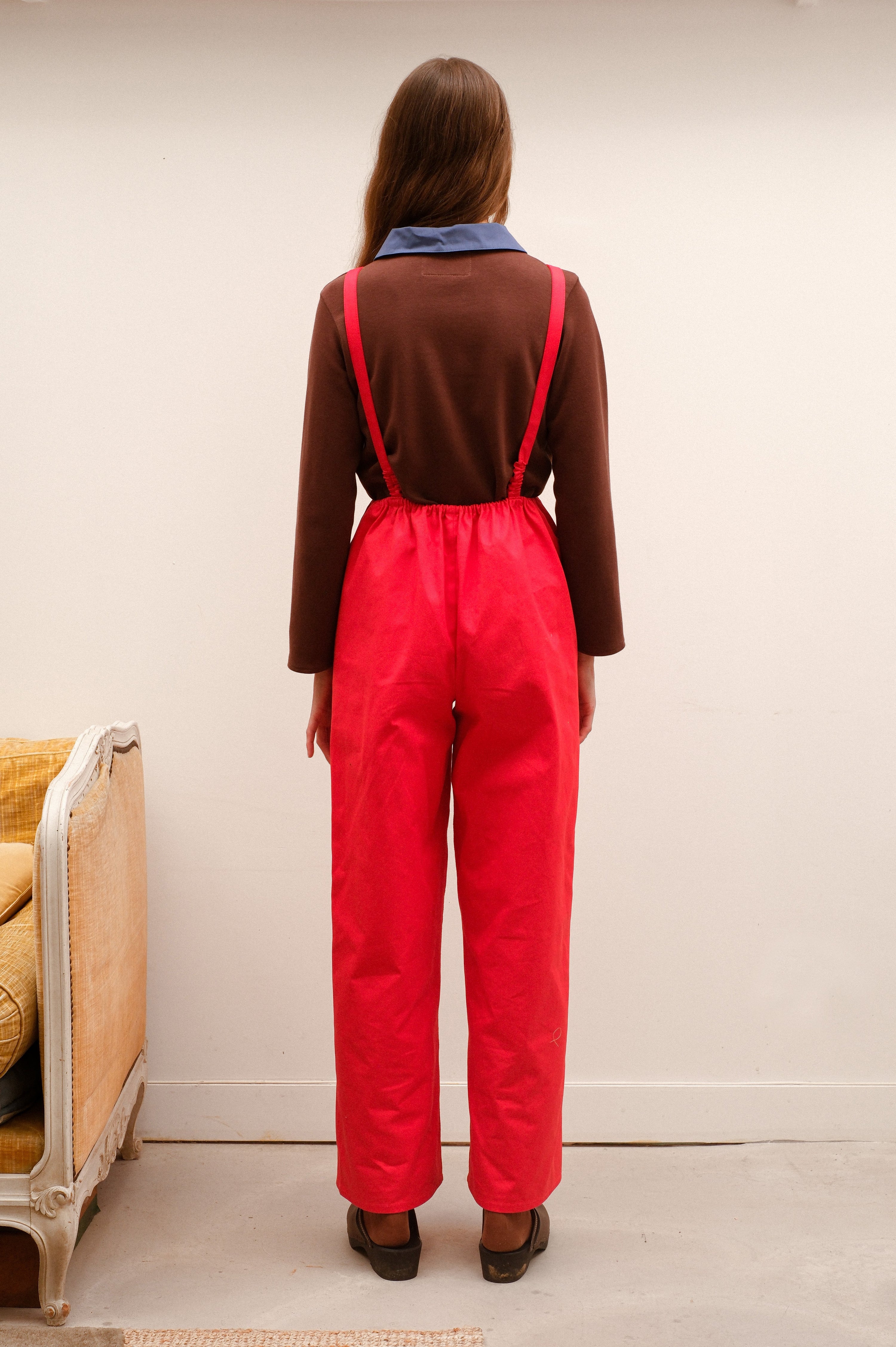 Salopette du Pays, rouge