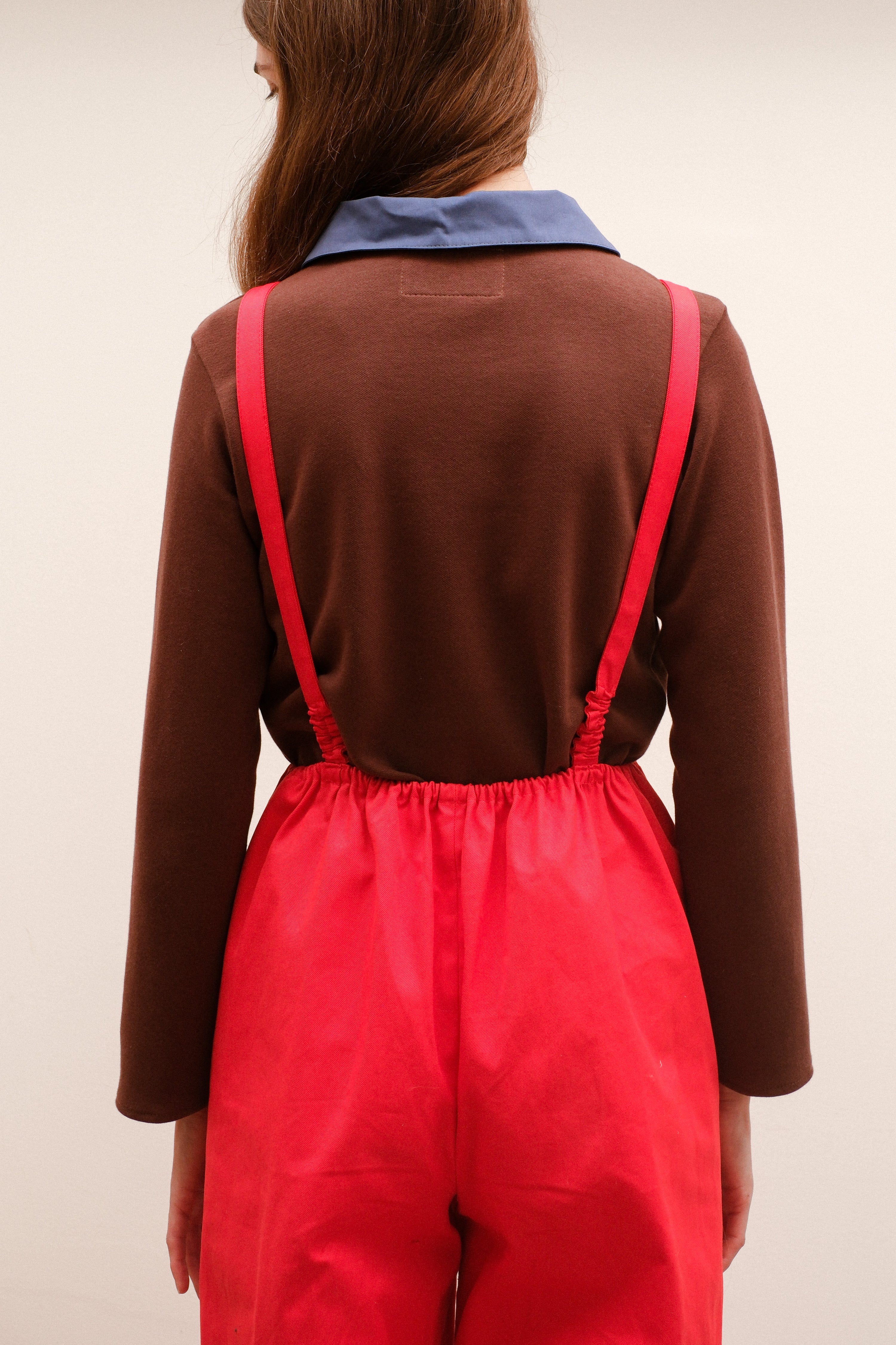 Salopette du Pays, rouge