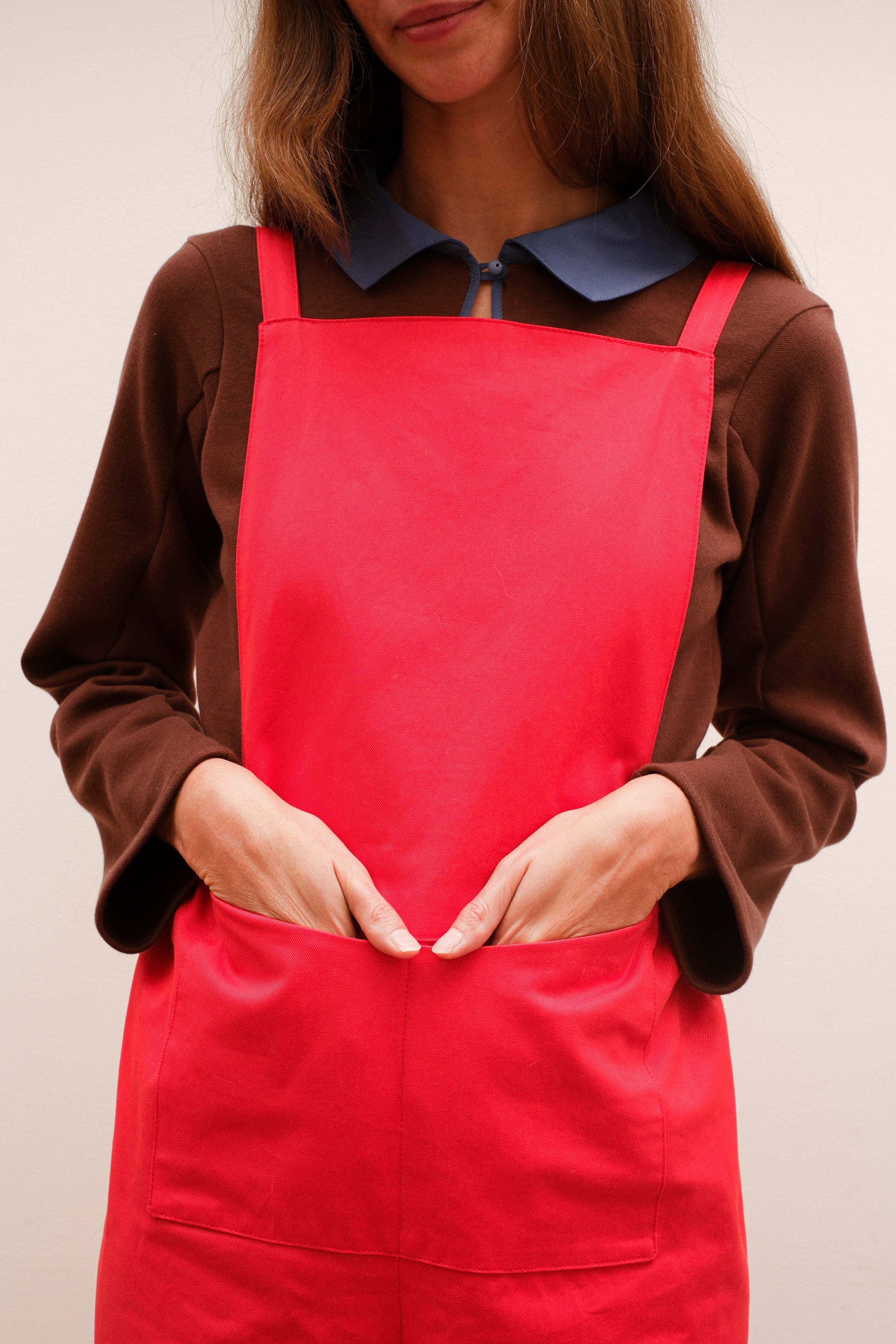 Salopette du Pays, rouge