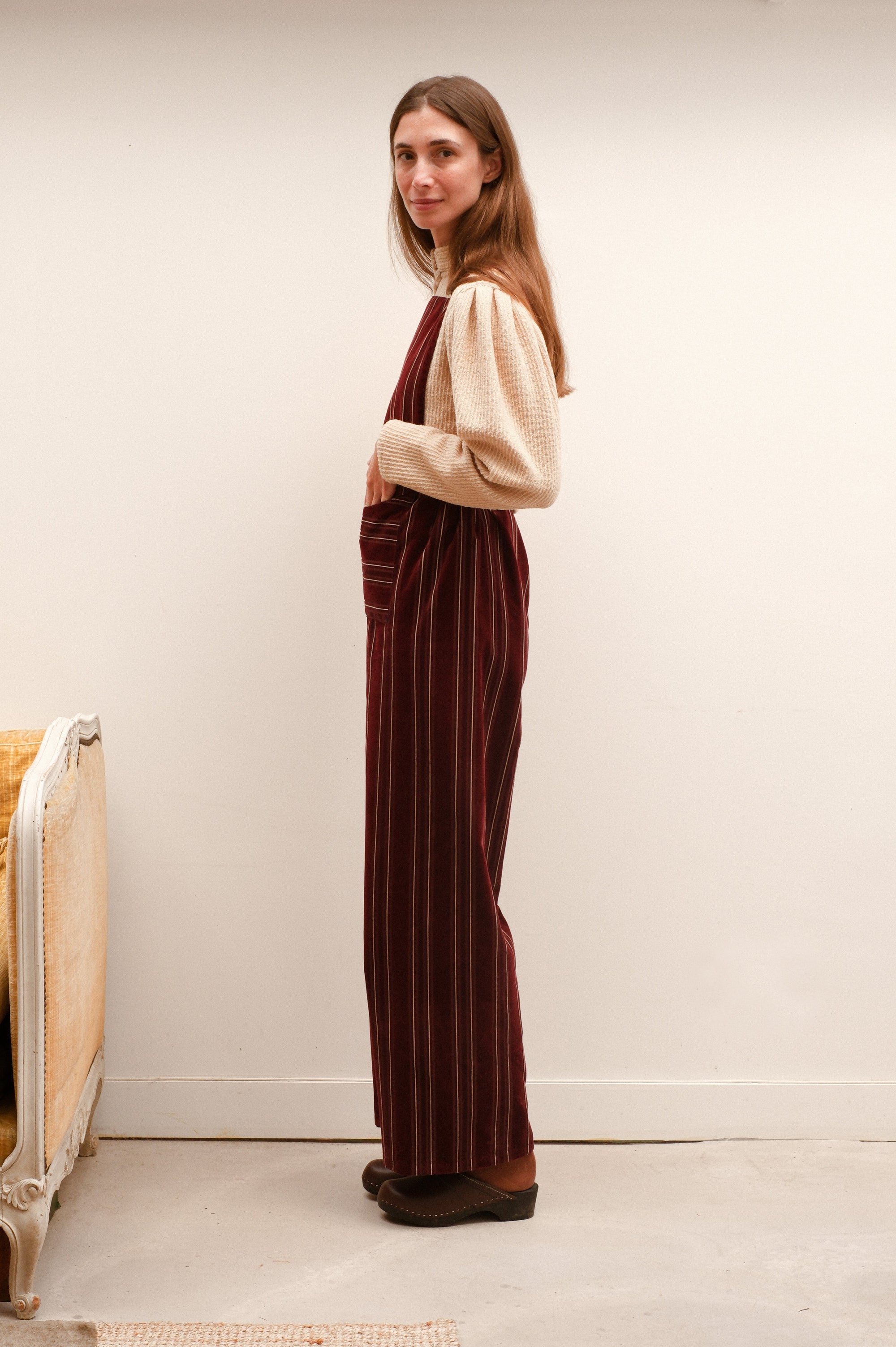 Salopette du Pays, velvet