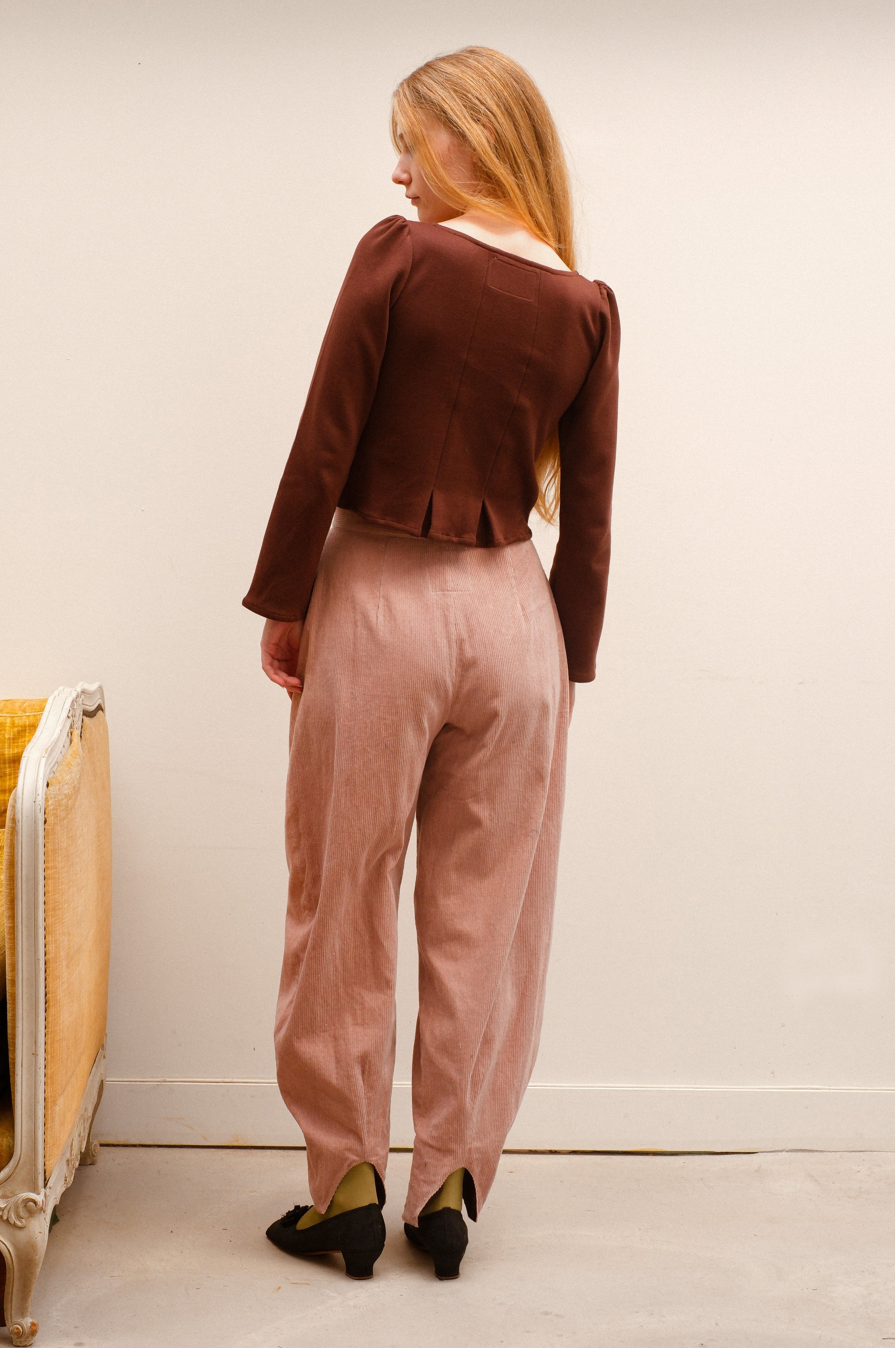 Pantalon Buggy, poudré